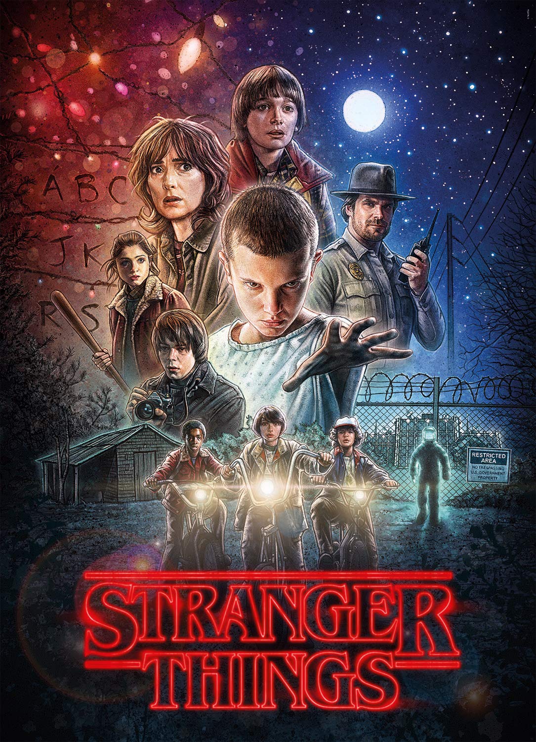 Clementoni Stranger Things 1000 Piece Jigsaw Puzzle - Netflix Inspired Adult Puzzle - Made in Italy - Perfect for Home Decor, Gifts & Relaxation