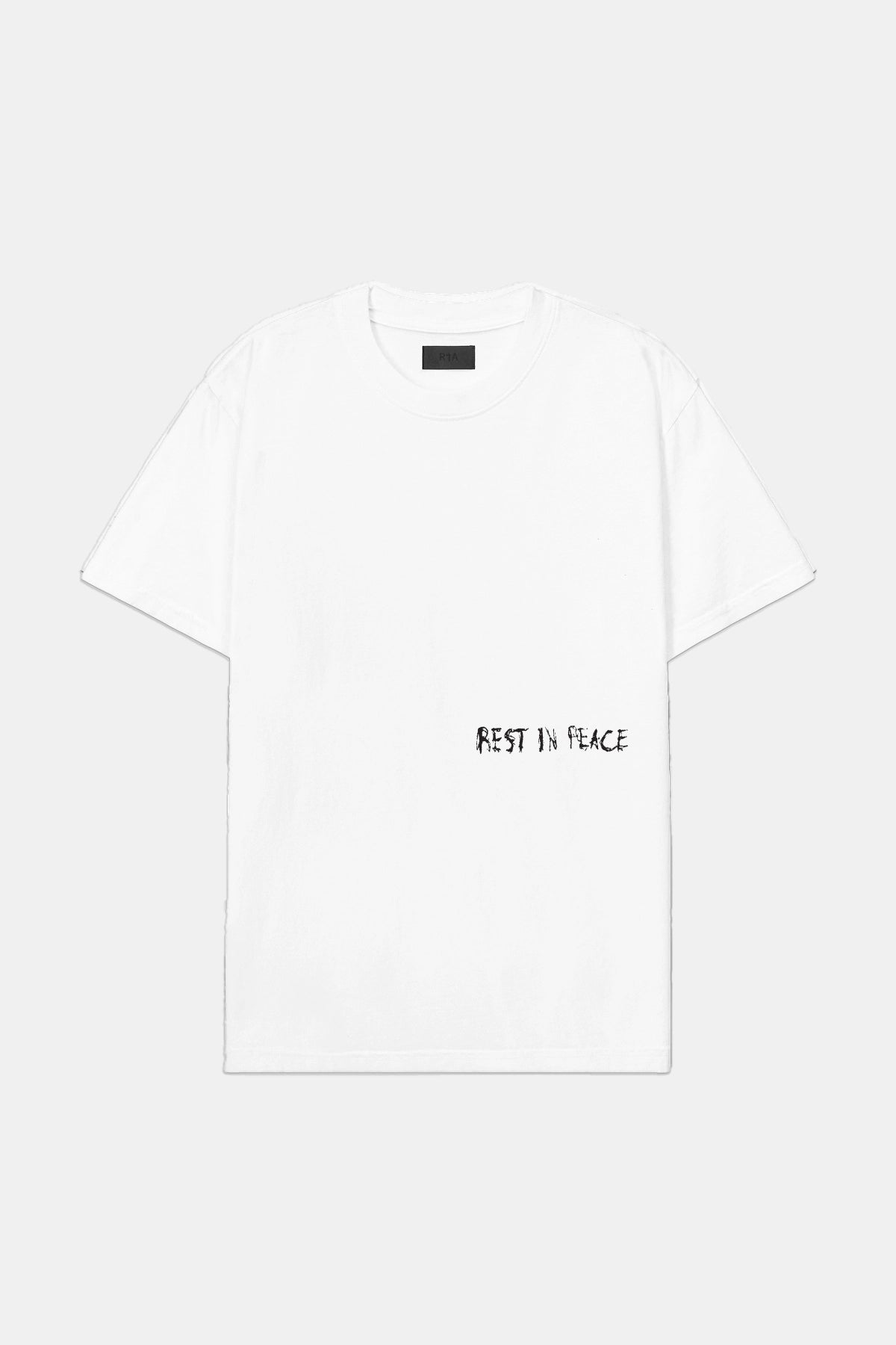 LIAM TEE | White Rip Cross Graphic T-Shirt for Men - Trendy Streetwear Fashion for Casual Wear and Outfits