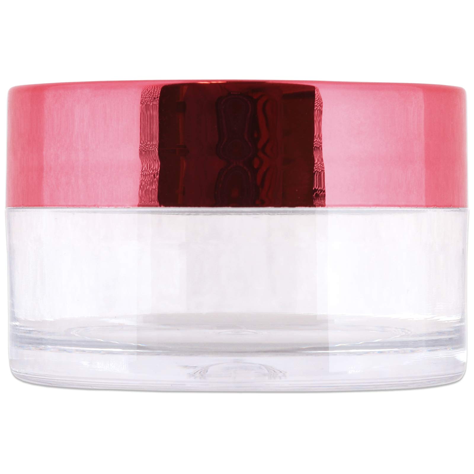 Beauticom 20g/20ml Clear Acrylic Round Jars with Lids - Lip Balm Containers, Cream Jars, Makeup & Cosmetic Storage, Sample Jars, Ointment Containers (936 Jars/Case, Metallic Rose Gold) - Perfect for DIY Beauty Products, Travel Size Cosmetics & Small Batch Creations