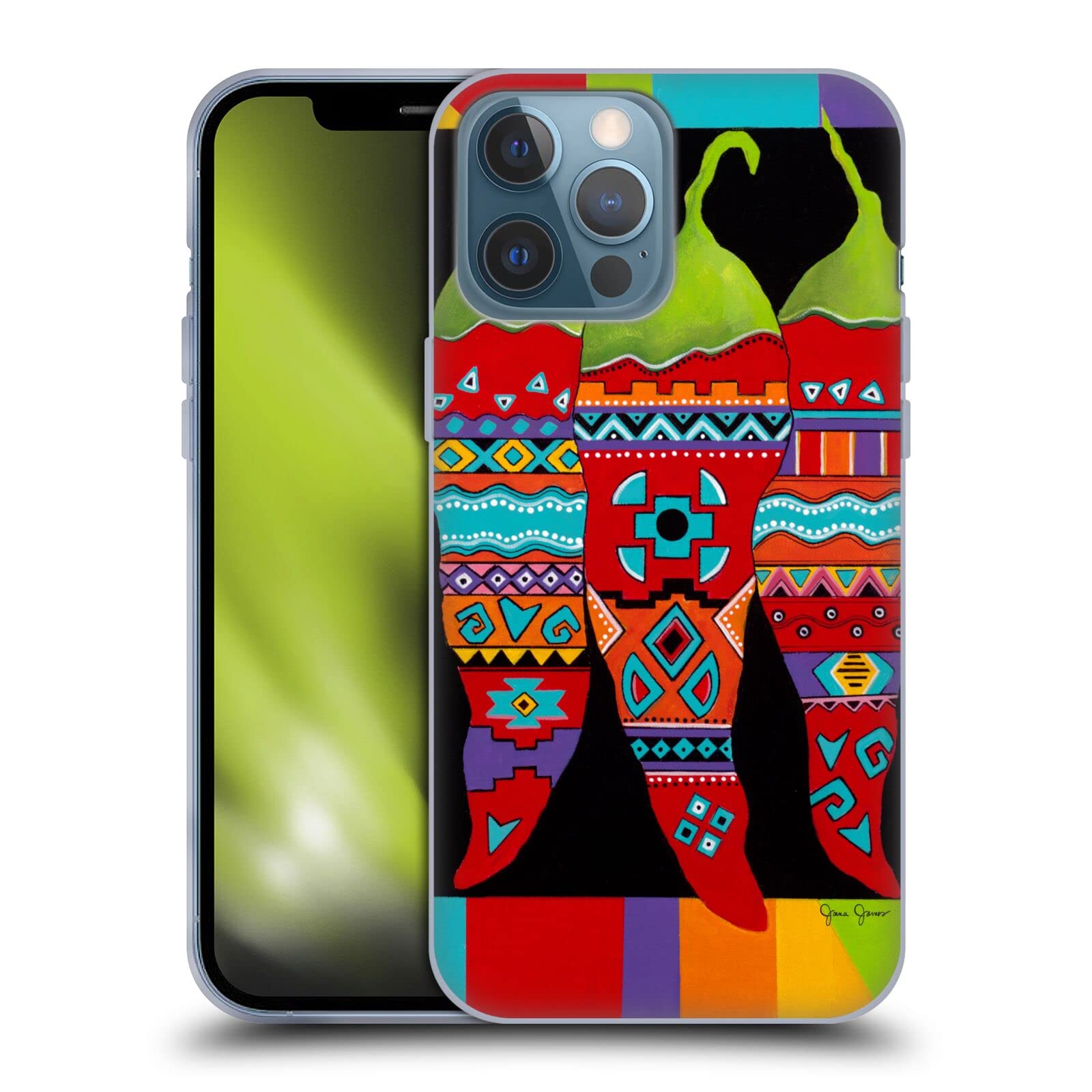 Jonna James Chili Pepper Nature Soft Gel Case for Apple iPhone 13 Pro Max - Officially Licensed Head Case Designs | Perfect for Outdoor Adventures & Nature Lovers