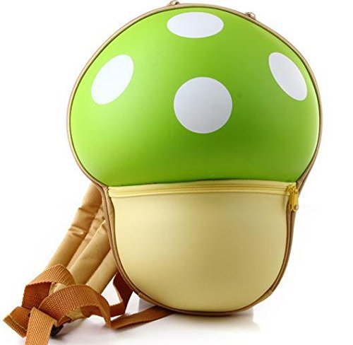 Adorable Mushroom-Shaped Kids Backpack for School - Safe EVA Material, 31.5x25.5x12cm, Multicolor | Perfect for Elementary Students, Daycare & Outdoor Adventures