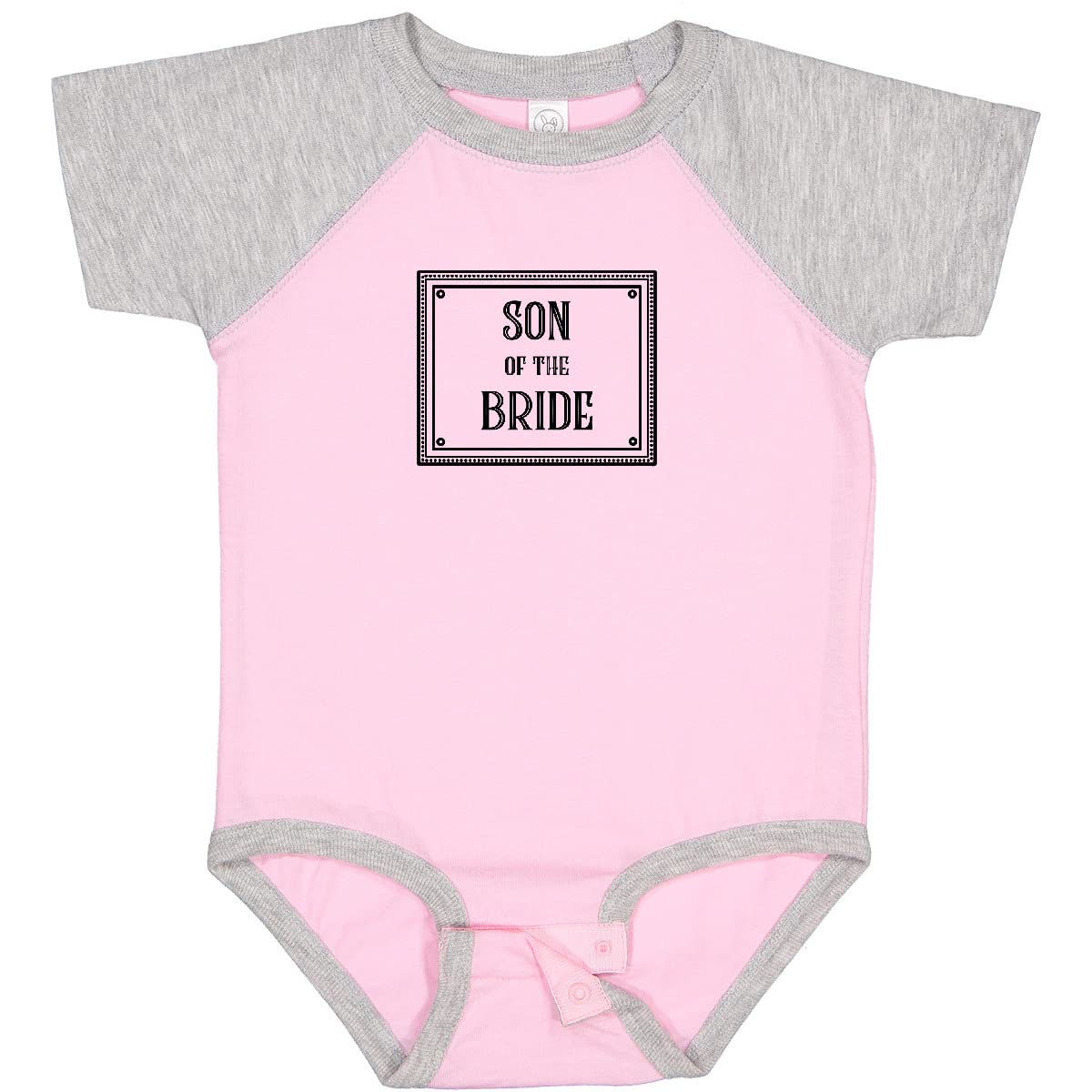 Inktastic Son of The Bride Baby Bodysuit - Cute Newborn Outfit for Wedding, Christening & Family Photos | Soft Cotton Infant Onesie for Boys & Girls