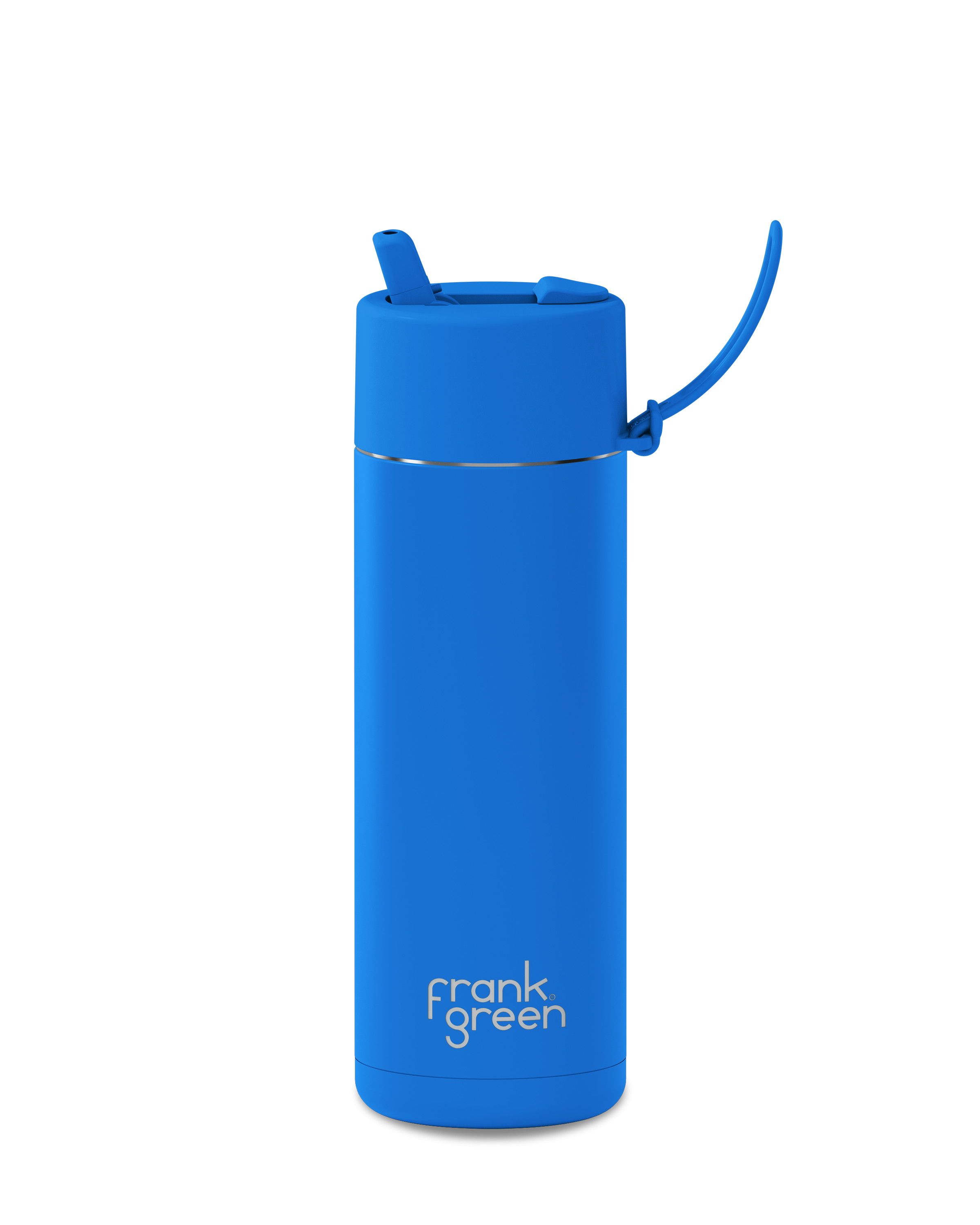 20oz Ceramic Reusable Water Bottle - 595ml BPA-Free Insulated Travel Mug with Lid, Blue Lagoon Color - Perfect for Gym, Hiking & Office Hydration