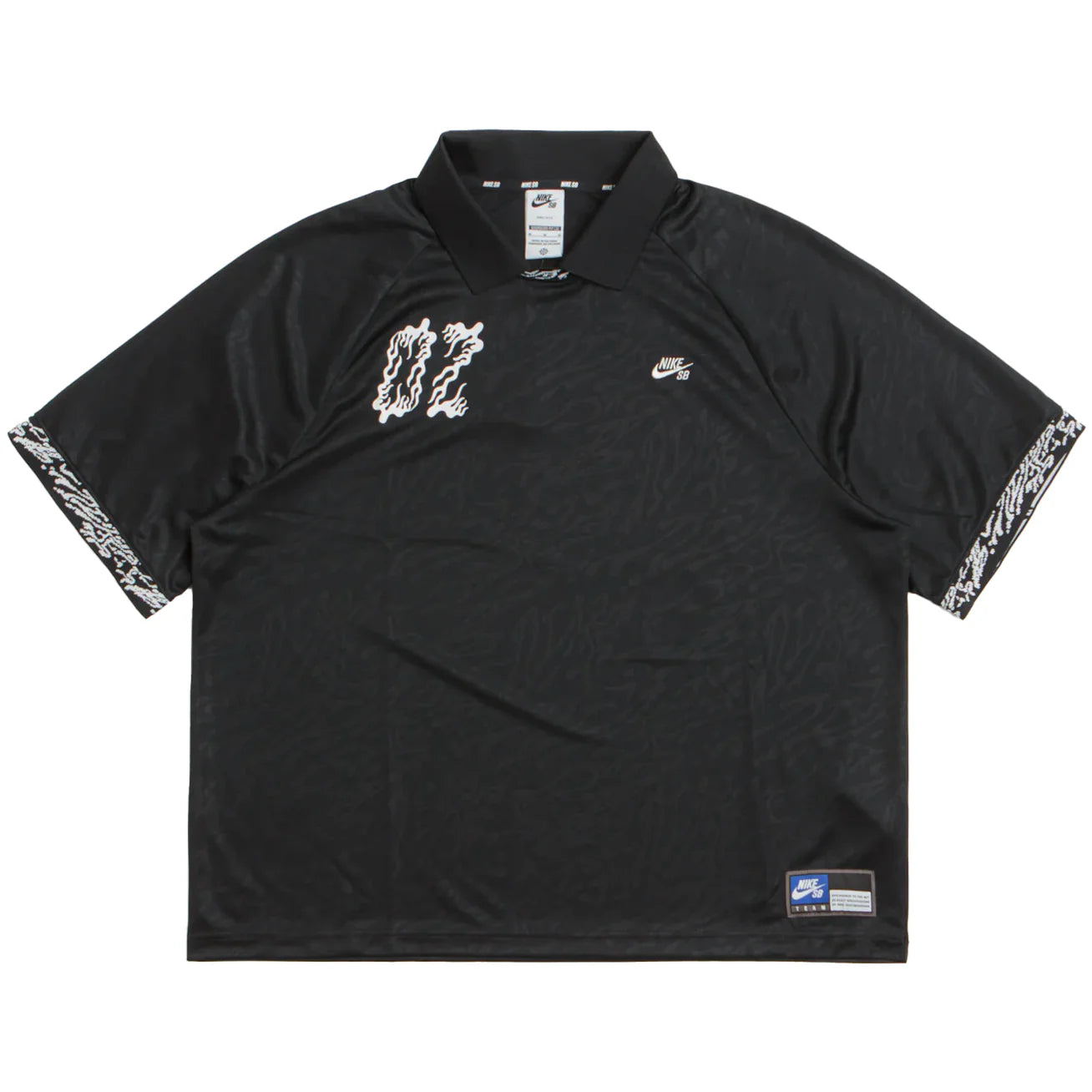 Nike SB Dri-FIT Jacquard Skate Jersey - Breathable & Lightweight Skateboarding Shirt for Men - Perfect for Street Skating & Casual Wear