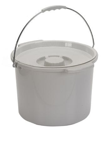 Portable Commode Bucket with Handle - Lightweight & Durable for Camping, Travel, and Emergency Use