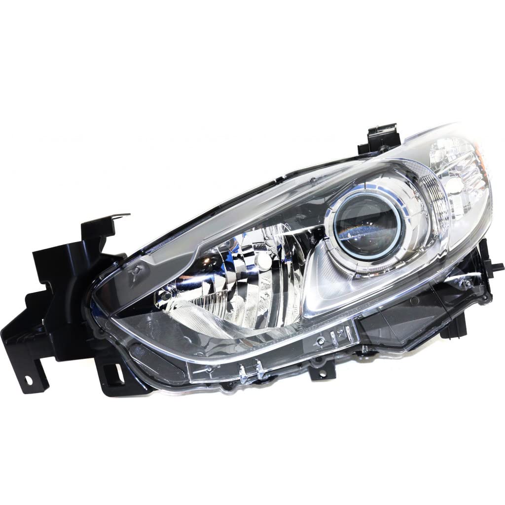 Replacement Headlight Assembly for Mazda 6 2014-2020 Models - Left Driver Side - Compatible with MA2518160 & GMP2-51-0L0 - Perfect for Night Driving & Foggy Conditions