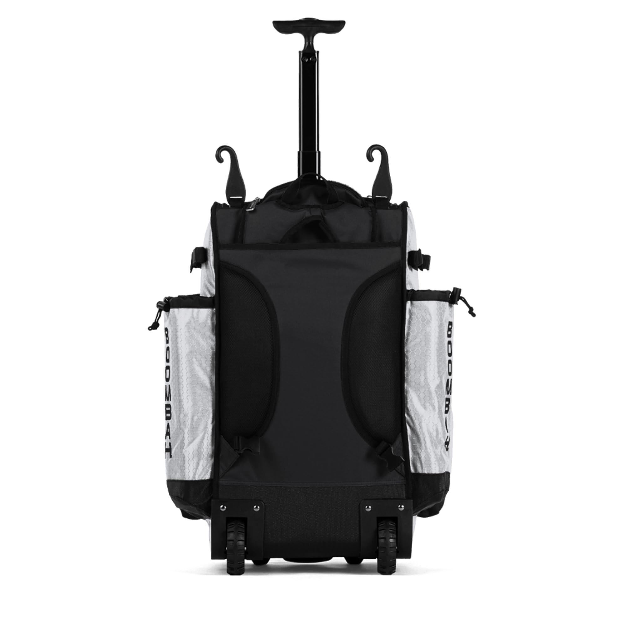 Boombah Superpack Hybrid Rolling Bat Bag - Wheeled & Backpack Style for Baseball & Softball Players | Perfect for Travel & Team Practices