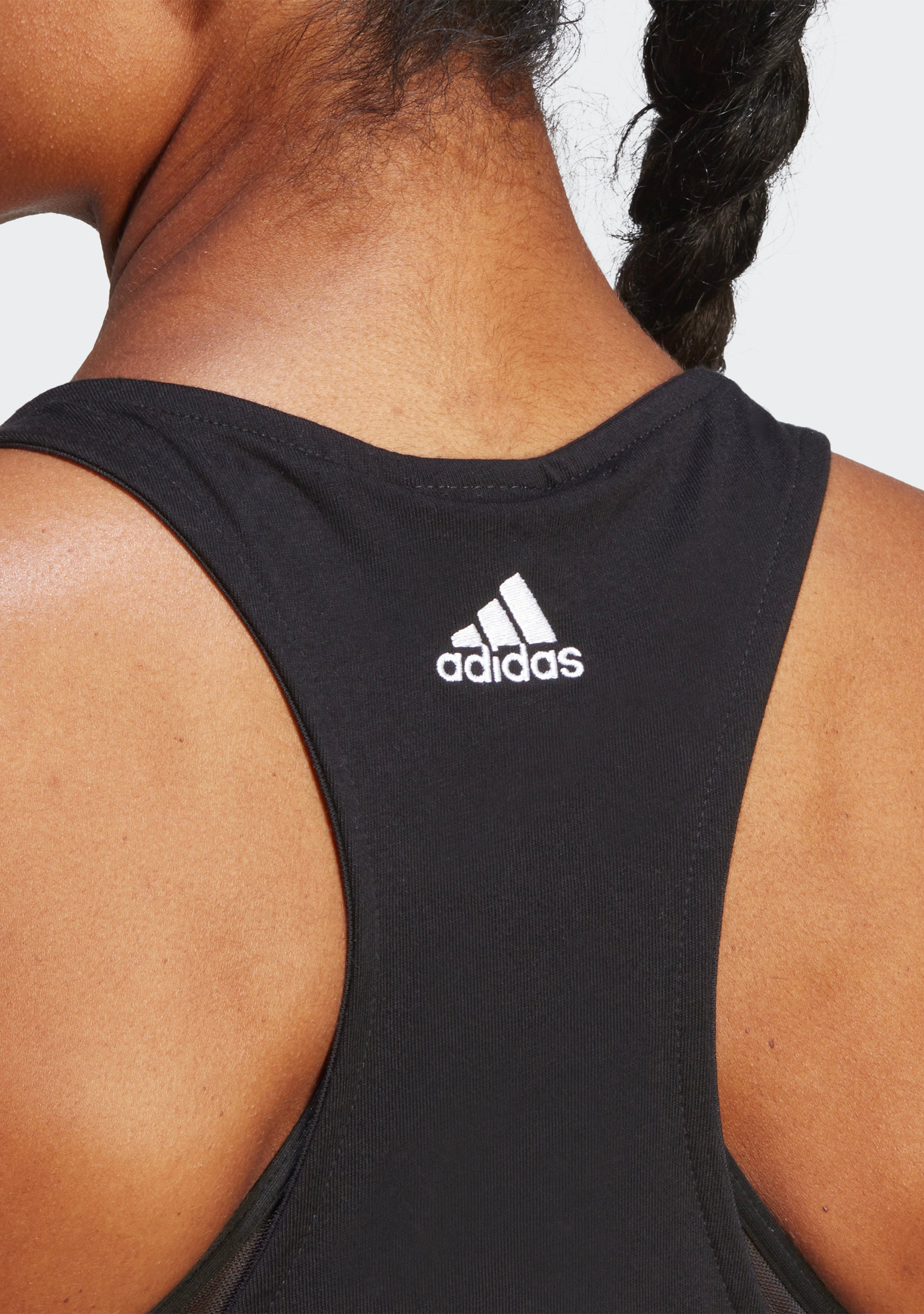 Adidas Women's Essentials Loose Fit Logo Tank Top - Breathable Workout Shirt for Running, Yoga & Gym - Comfortable Athletic Wear for Women