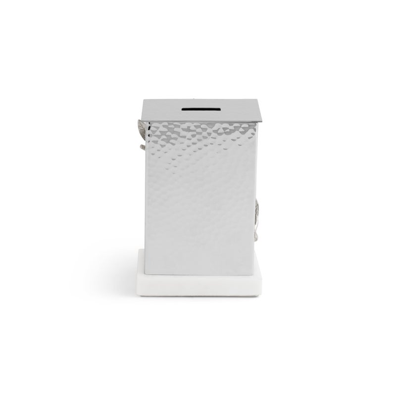 Pomegranate Silver & Gold Tzedakah Box - Elegant Jewish Charity Donation Box for Home, Synagogue & Gift Giving | Traditional Judaica Collectible for Hanukkah, Passover & Special Occasions