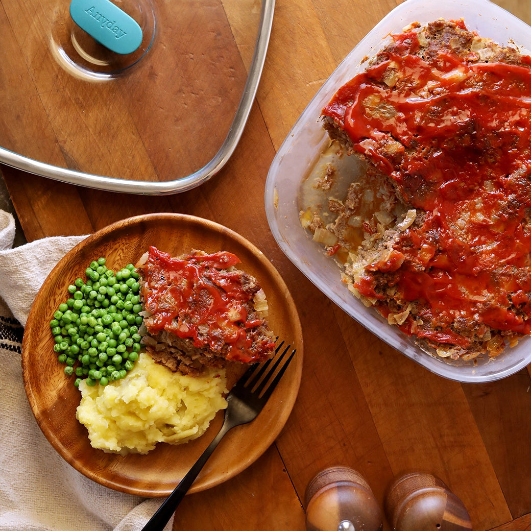 Best Microwave Meatloaf Pan - Quick & Easy Homemade Meatloaf Maker for Oven & Microwave - Perfect for Busy Weeknight Dinners & Meal Prep