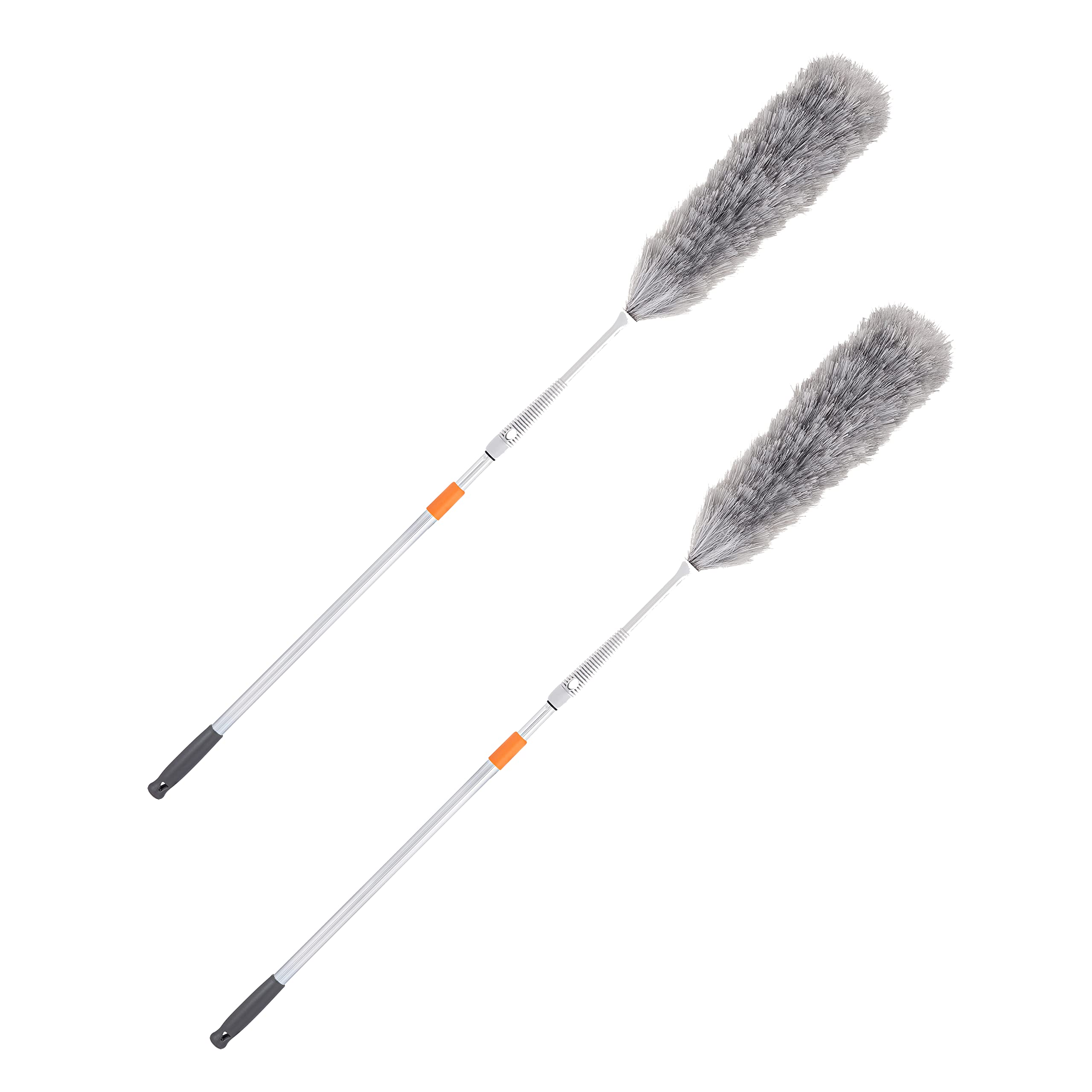 Superio Extendable Duster with Aluminum Handle for Home Cleaning - Dusting Ceilings & Fans