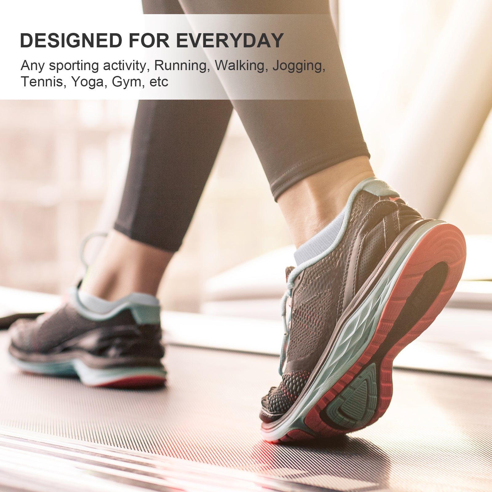 GECKOMAN x PAPLUS Women's Comfortable Low Cut Cushioned Socks 2-Pack - Perfect for Running, Yoga & Everyday Wear