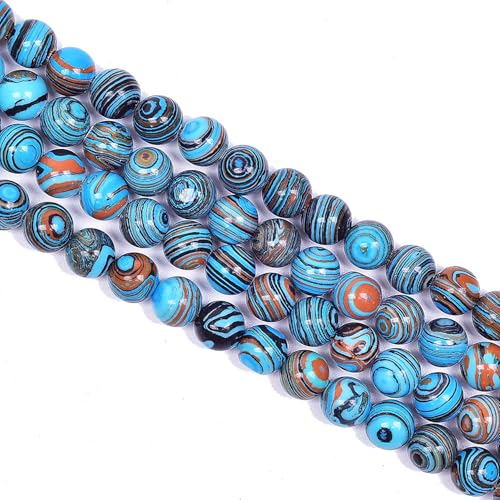 Blue Gold Black Malachite
