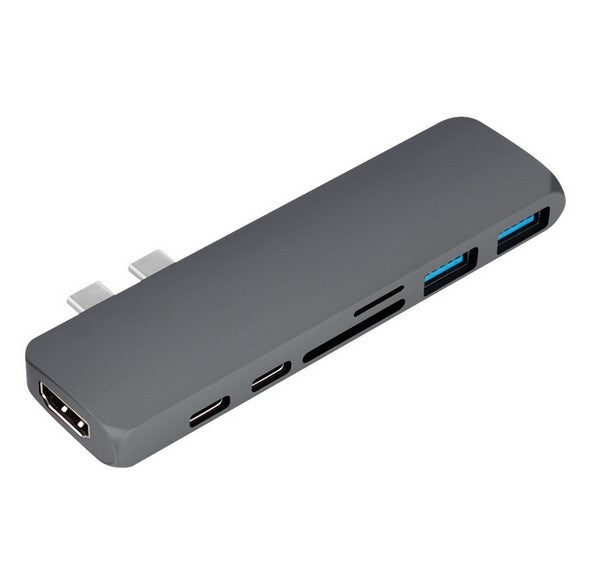 7-in-1 USB C Hub with 4K HDMI for MacBook - Expand Connectivity for Work, Travel & Home Office