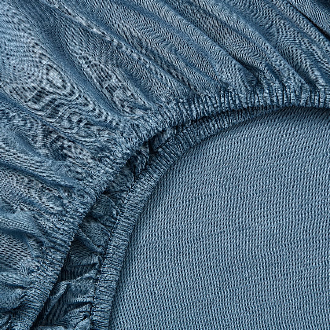 Premium Bamboo & Linen Bed Sheet Set - Queen & King Size | Ultra Soft, Breathable & Eco-Friendly Luxury Bedding | Perfect for Hot Sleepers & Sustainable Home Decor