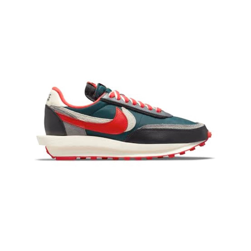 Nike x Sacai x Undercover LD Waffle Sneakers - Midnight Spruce & University Red Colorway | Limited Edition Running Shoes for Men & Women | Perfect for Streetwear & Casual Fashion