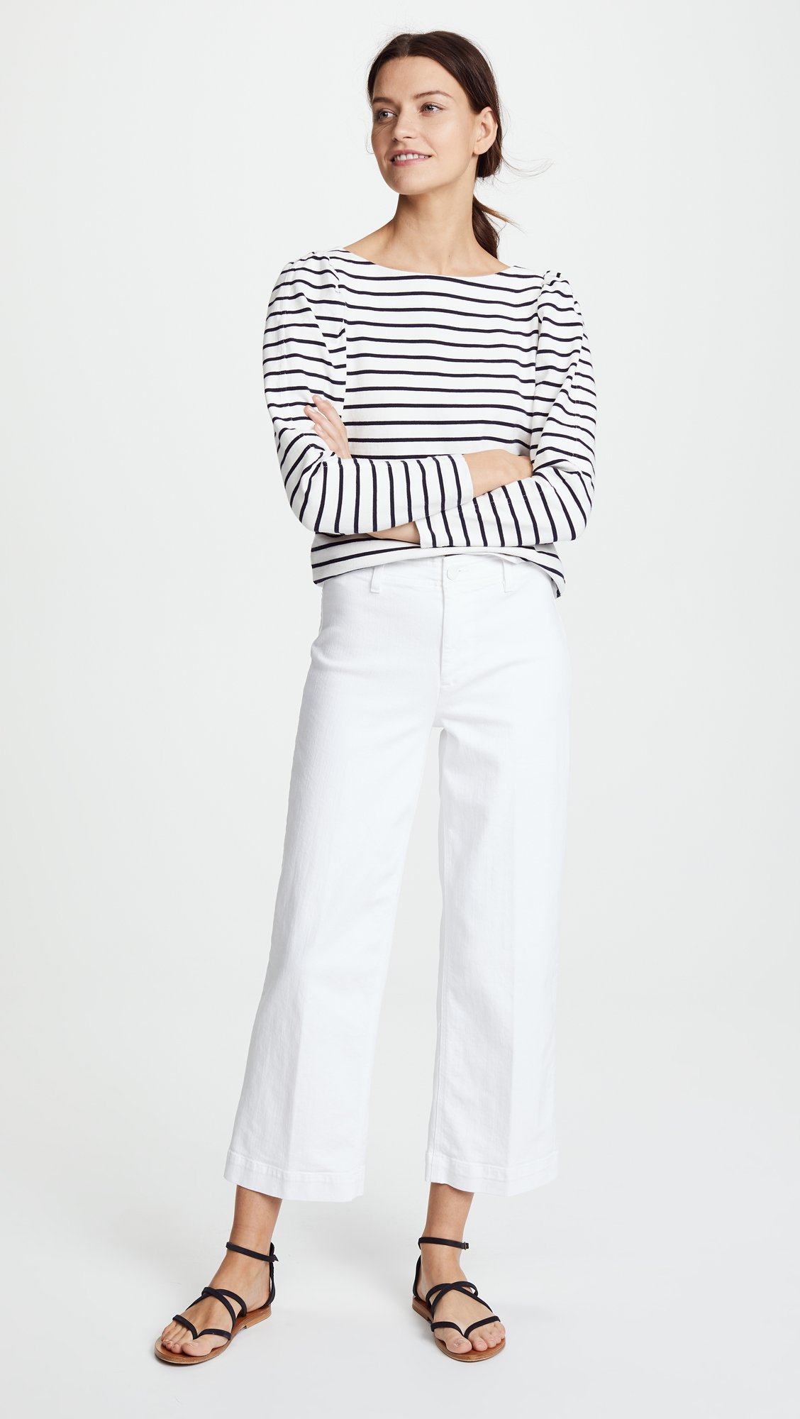 PAIGE Women's Nellie High-Rise Culotte Jeans - Comfortable & Stylish Wide-Leg Denim Pants for Casual Wear, Office & Weekend Outfits