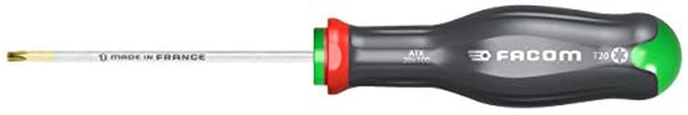 Facom ATX25X100 PROTWIST® TORX Screwdriver - Professional Black Screw Driver Set for Precision Work - Ideal for Automotive, Electronics & DIY Home Repairs