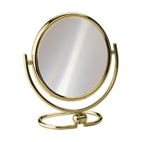 Portable Travel Mirror with Magnifying Glass - 6.5 Inch Compact Makeup Mirror for Perfect On-The-Go Grooming, Ideal for Travel, Home, and Hotel Use