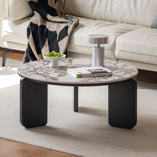 Italian Light Luxury Oak Solid Wood Coffee Table - Modern Living Room Centerpiece for Home Decor & Relaxation