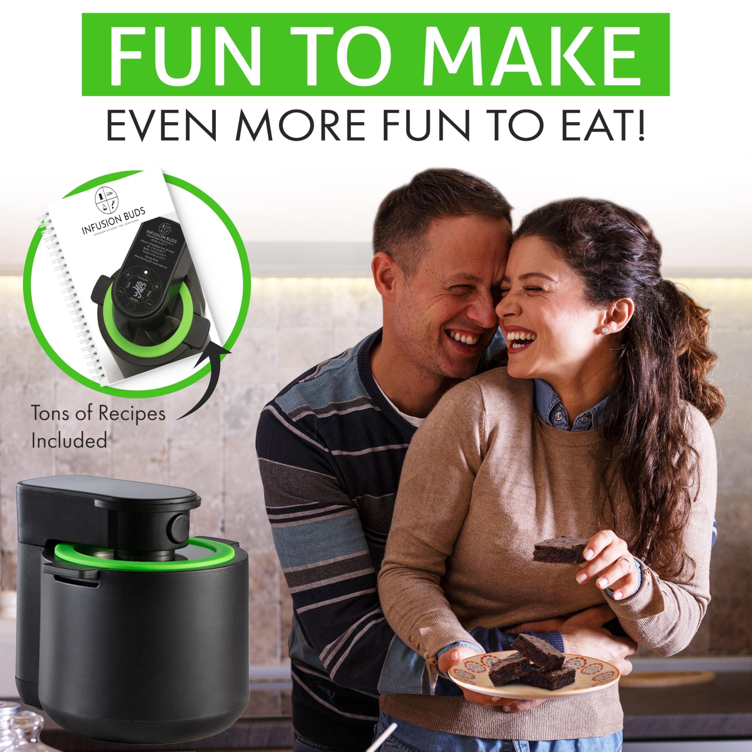3-in-1 Magical Herb Infuser Machine, Decarboxylator & Gummy Maker - Make Infused Butter, Canna Oil, Edibles & More | Includes Recipe Book & Accessories | Perfect for Home Cooking, DIY Edibles & Herbal Remedies