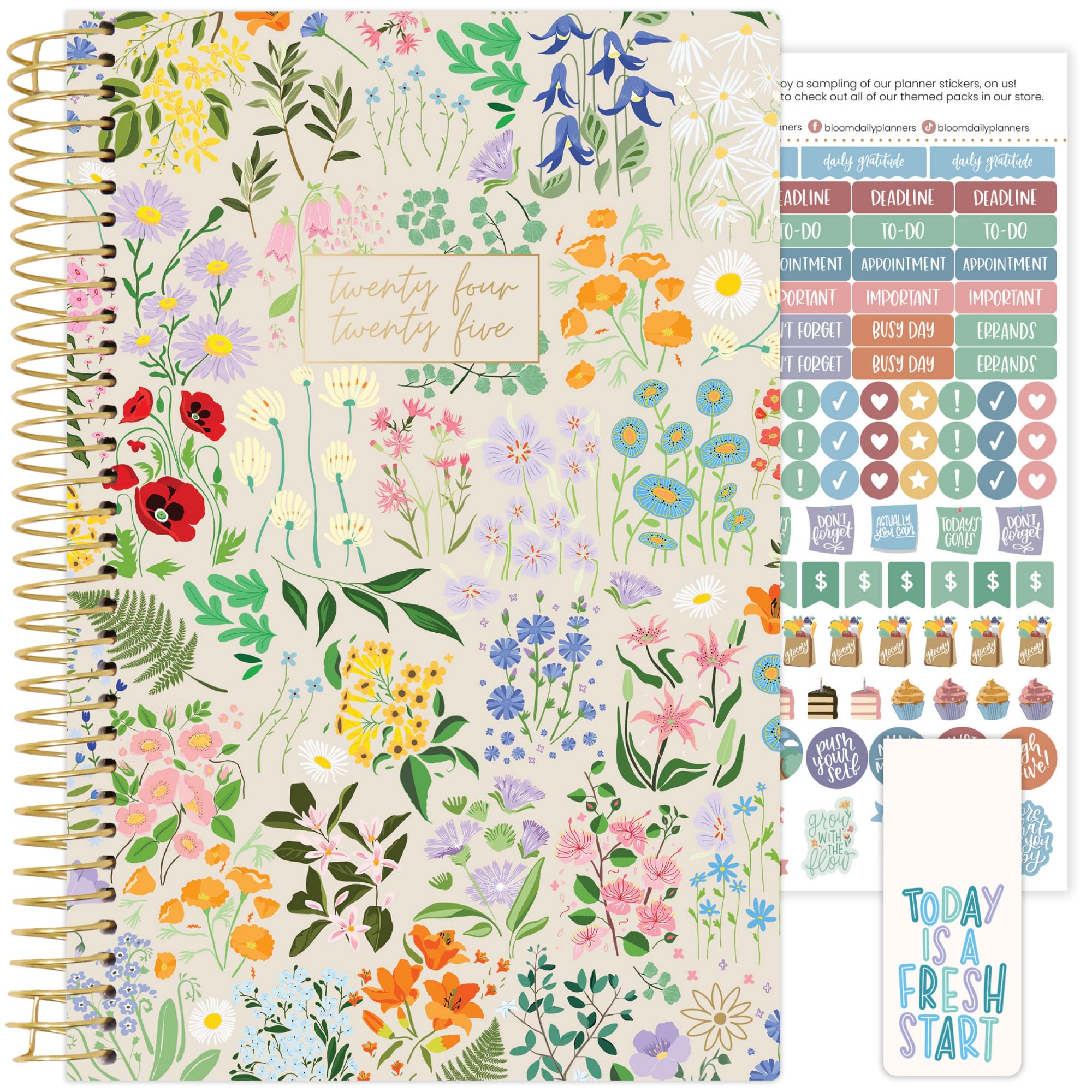 Bloom 2024-2025 Academic Planner (July 2024-July 2025) - 5.5
