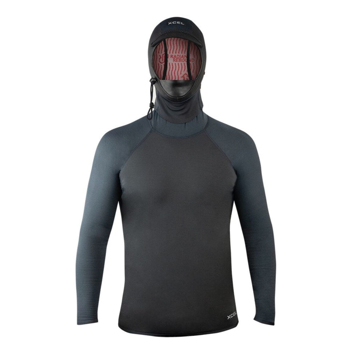 XCEL Infiniti 1mm Hooded Long Sleeve Top for Men & Women - Premium Surfing & Outdoor Rash Guard - Perfect for Swimming, Surfing, and Water Sports