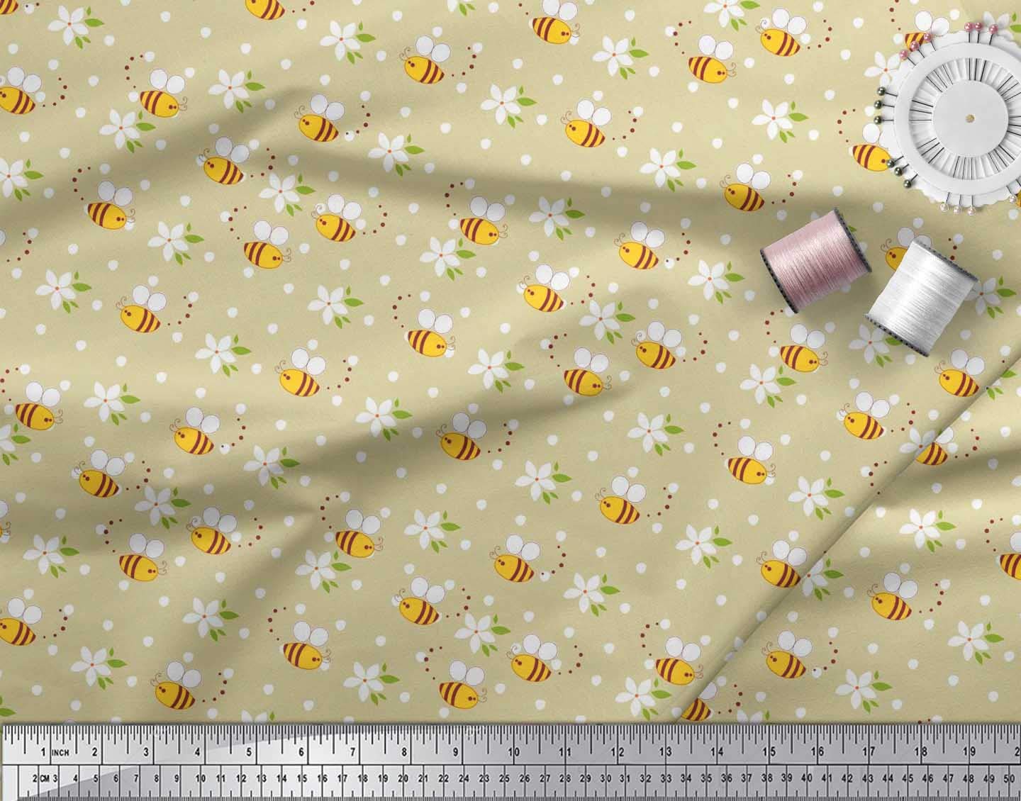 Soimoi Cotton Cambric Fabric - 42