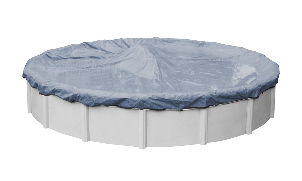 Robelle 3433-4 Heavy Duty Winter Pool Cover for 33-Foot Round Above Ground Swimming Pools | Durable, Weather-Resistant Protection | Perfect for Snow, Ice, and Debris Protection During Cold Months