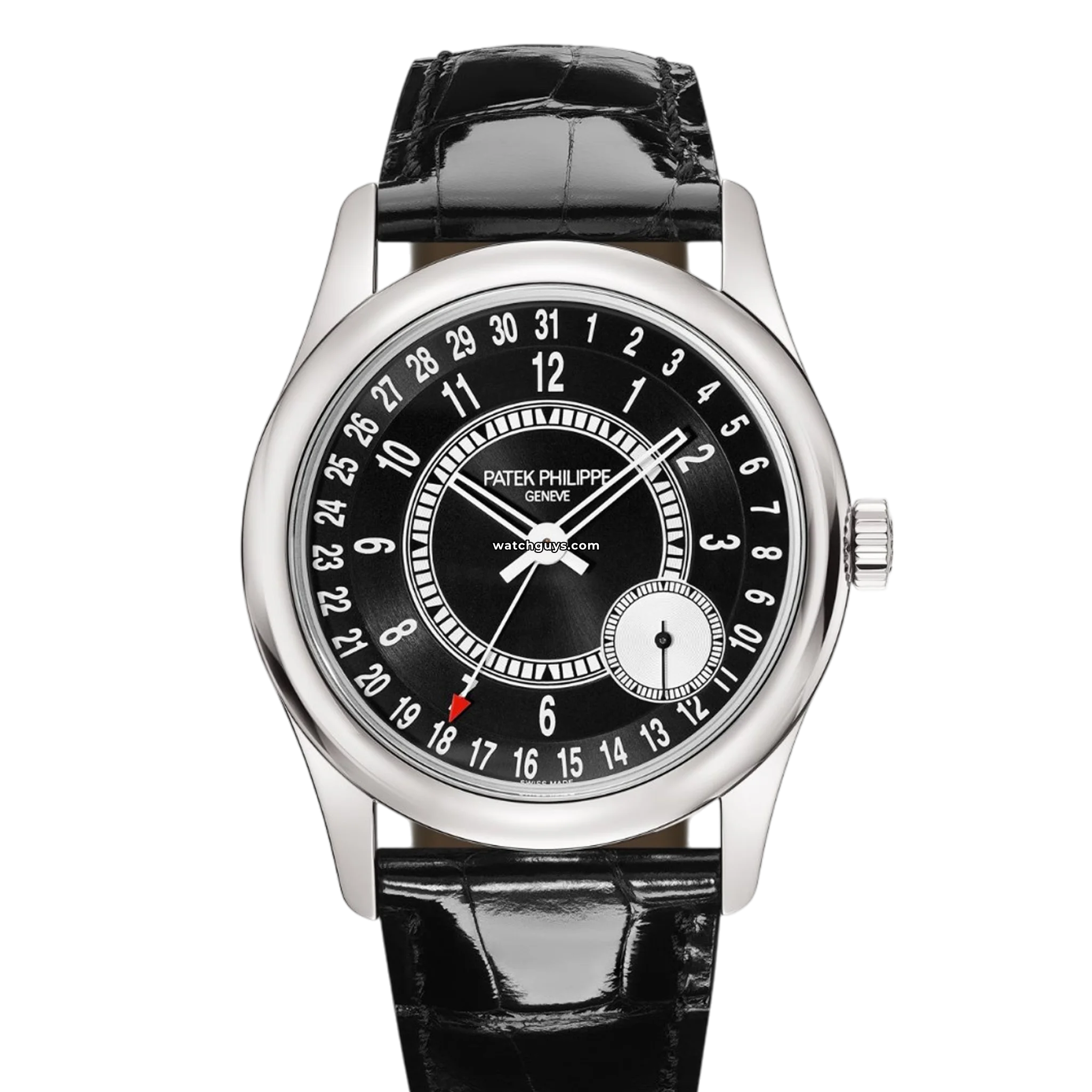 Luxury Patek Philippe Calatrava 6006G-001 Men's Watch - 18K White Gold Automatic Dress Watch for Business & Formal Occasions