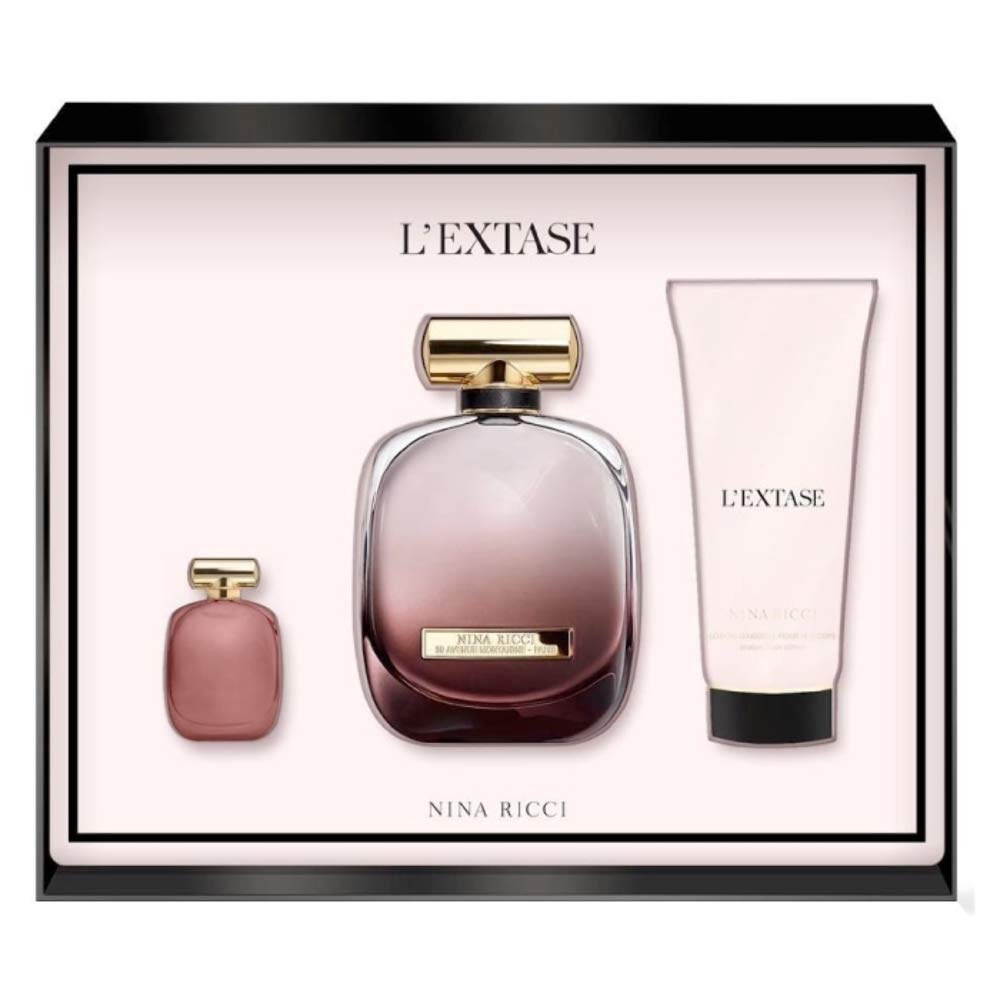 Nina Ricci L'Extase Perfume Gift Set for Women - Luxury Floral Fragrance for Date Night & Special Occasions