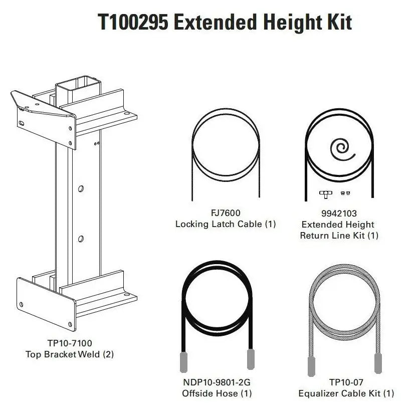 Forward Lift 2ft Column Extension Kit for 2 Post Car Lifts - Heavy Duty Vehicle Lift Accessories for Auto Repair Shops & Home Garages