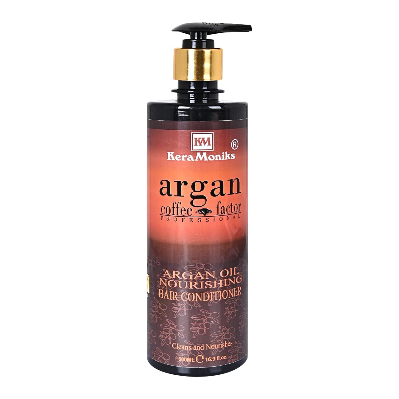 KERAMONIKS Argan Oil Keratin Hair Conditioner 500ml - Deep Moisturizing & Repairing Treatment for Dry, Damaged Hair - Salon Quality Hair Care for Smooth, Shiny Locks - Perfect for Daily Use & Post-Color Treatment