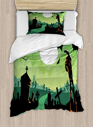 Green Black and Orange