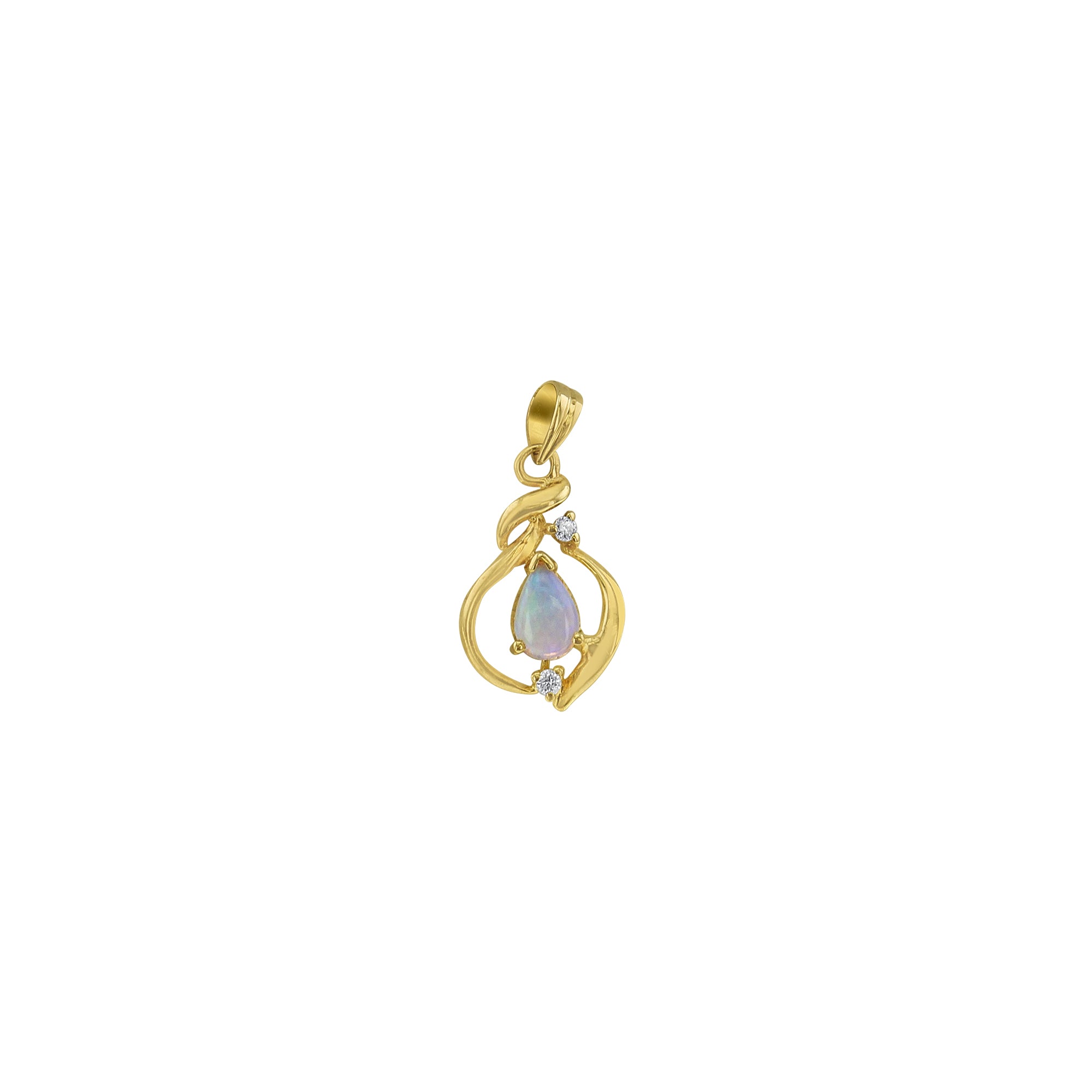 Pear Shaped Opal Necklace - Elegant Dainty Opal Jewelry for Women | Perfect for Weddings, Anniversaries & Special Occasions