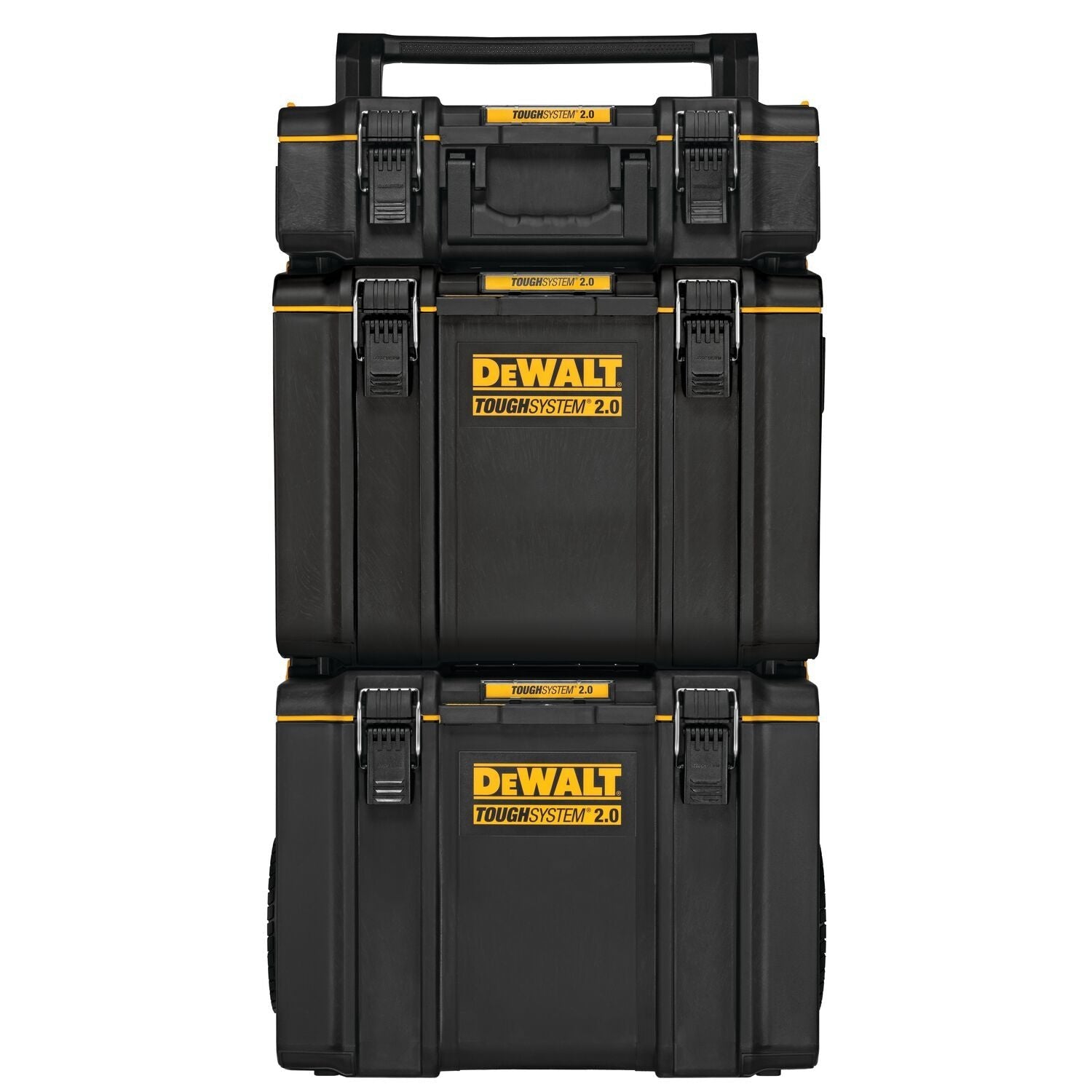 DEWALT DWST60436 ToughSystem 2.0 XL Storage Organizer Set with DS165, DS400 & DS450 Tool Boxes - Heavy Duty Workshop & Job Site Organization for Contractors & DIY Projects