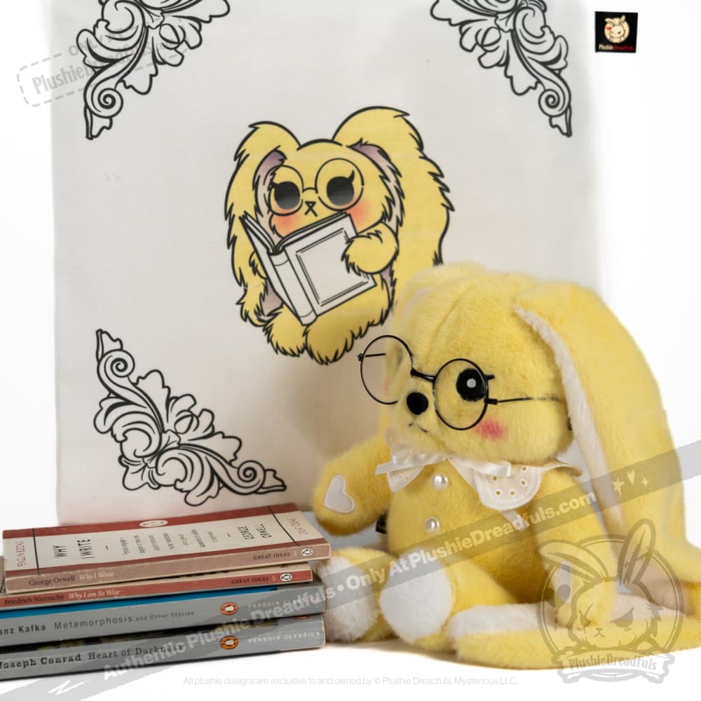 Plushie Dreadfuls Shy Rabbit Stuffed Animal - Soft Plush Toy for Kids, Anxiety Relief & Cuddling | Perfect for Bedtime, Gifts & Emotional Support