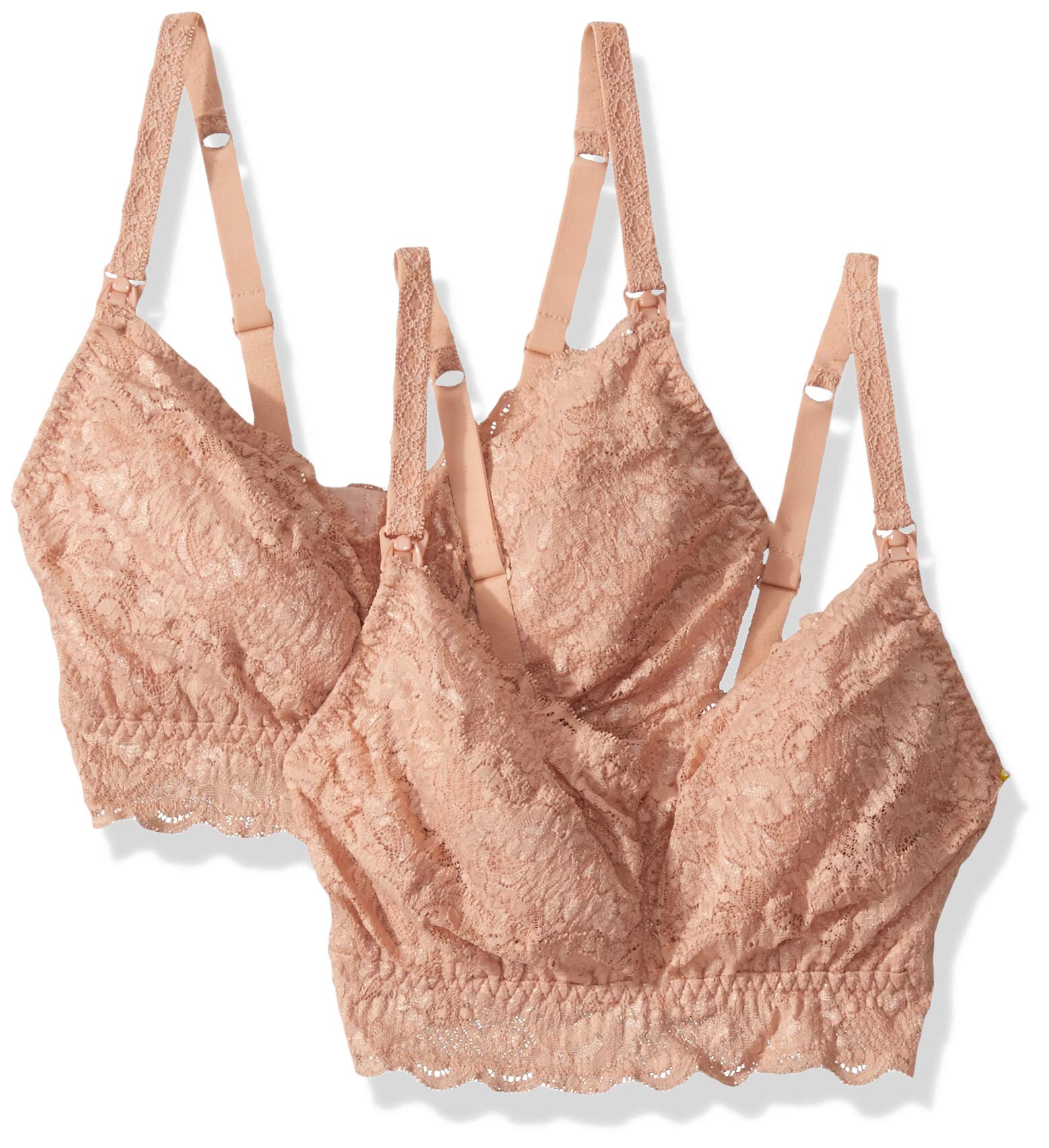 Cosabella Women's Say Never Curvy Maternity Nursing Bra 2-Pack - Comfortable Support for Pregnancy & Breastfeeding Moms