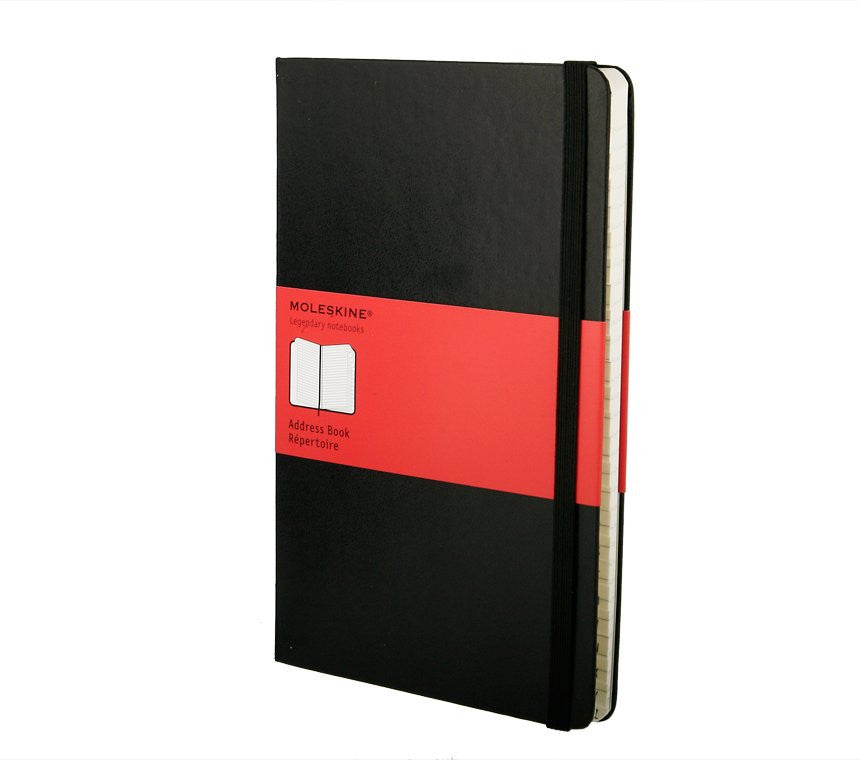 Moleskine Classic Ruled Notebook & Address Book - Hard Cover Journal for Writing, Note Taking & Organizing - Perfect for Work, School & Travel