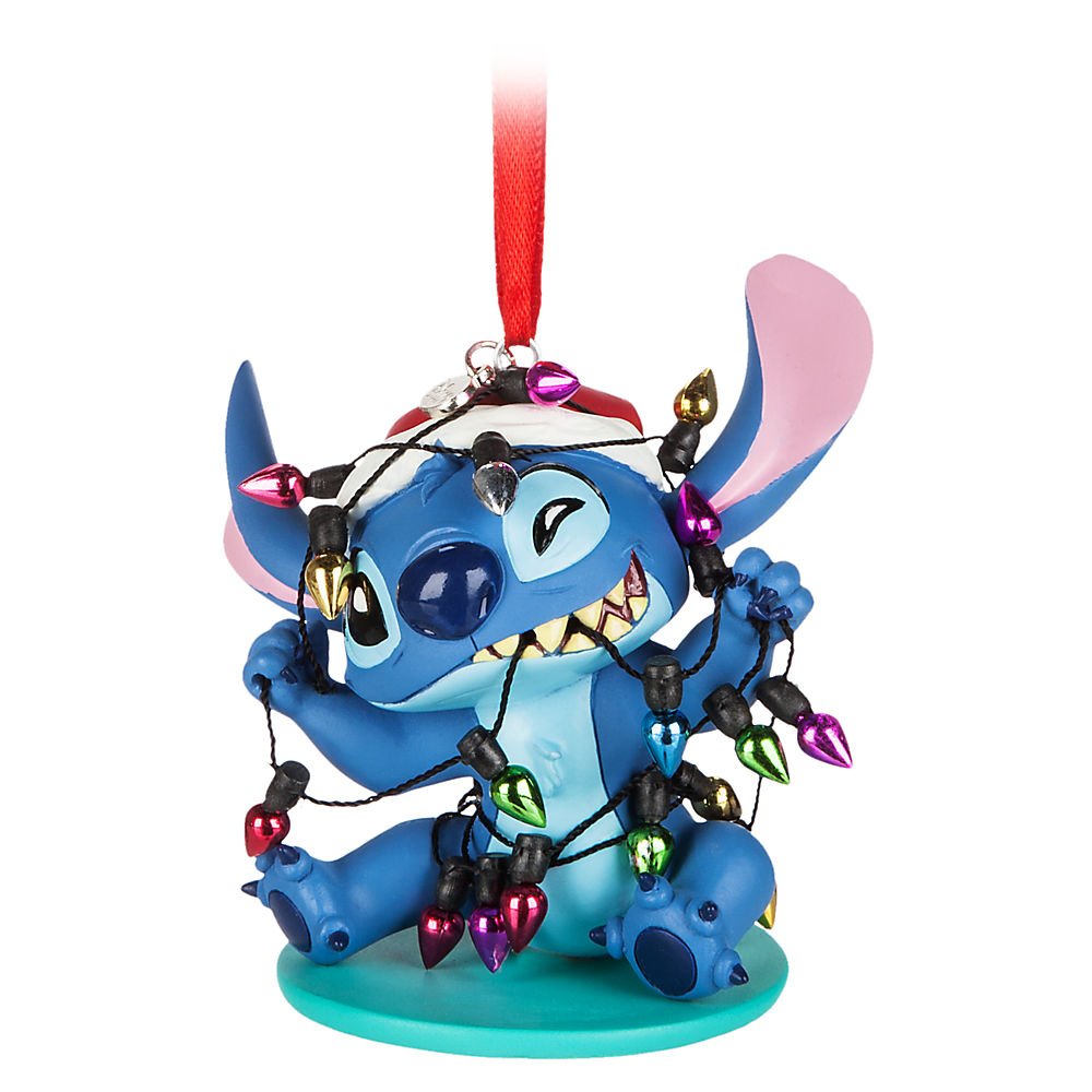 Disney Stitch Santa Christmas Ornament - Cute Holiday Decor for Tree, Gift, or Home - Perfect for Disney Fans & Christmas Collectors