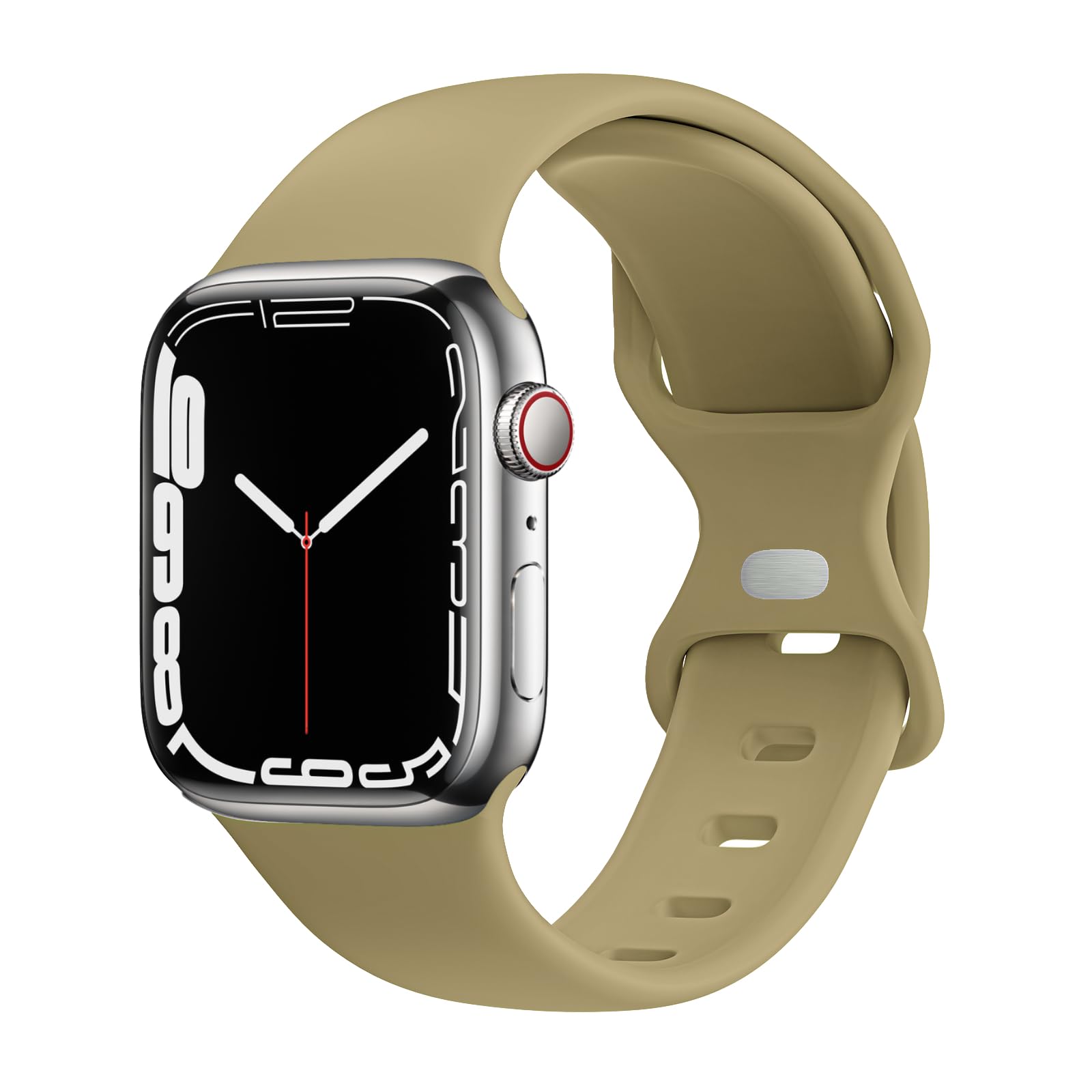 Premium Soft Silicone Sport Band for Apple Watch Series 1-9, SE, Ultra & Ultra 2 - Compatible with 38mm/40mm/41mm/42mm/44mm/45mm/49mm - Durable Replacement Strap for Men & Women - Perfect for Workouts, Running & Daily Wear