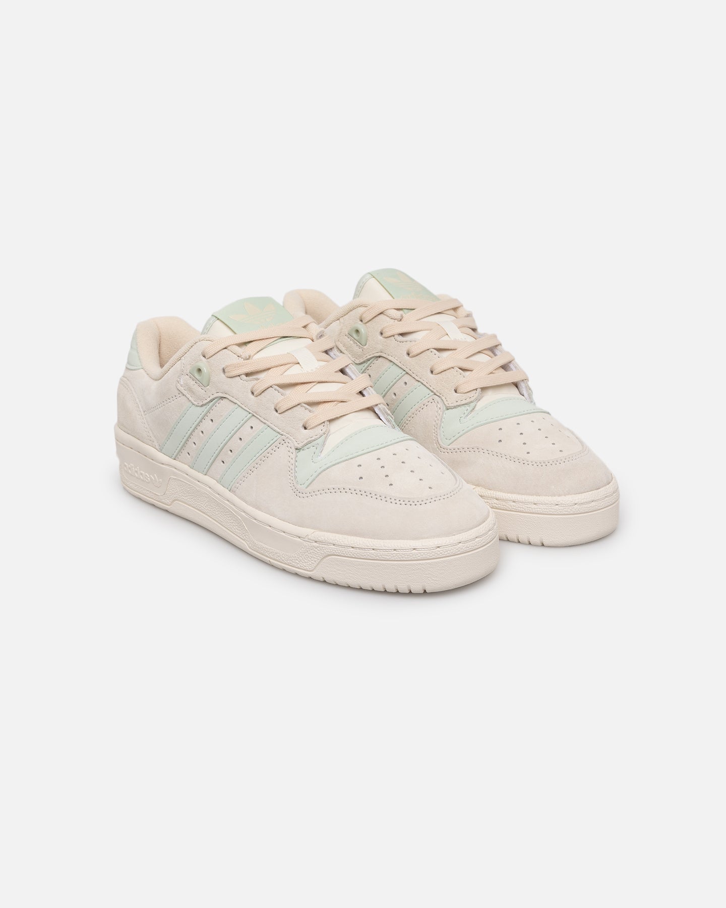 Adidas Women's Rivalry Low Sneakers - White/Green Athletic Shoes for Running, Gym & Casual Wear