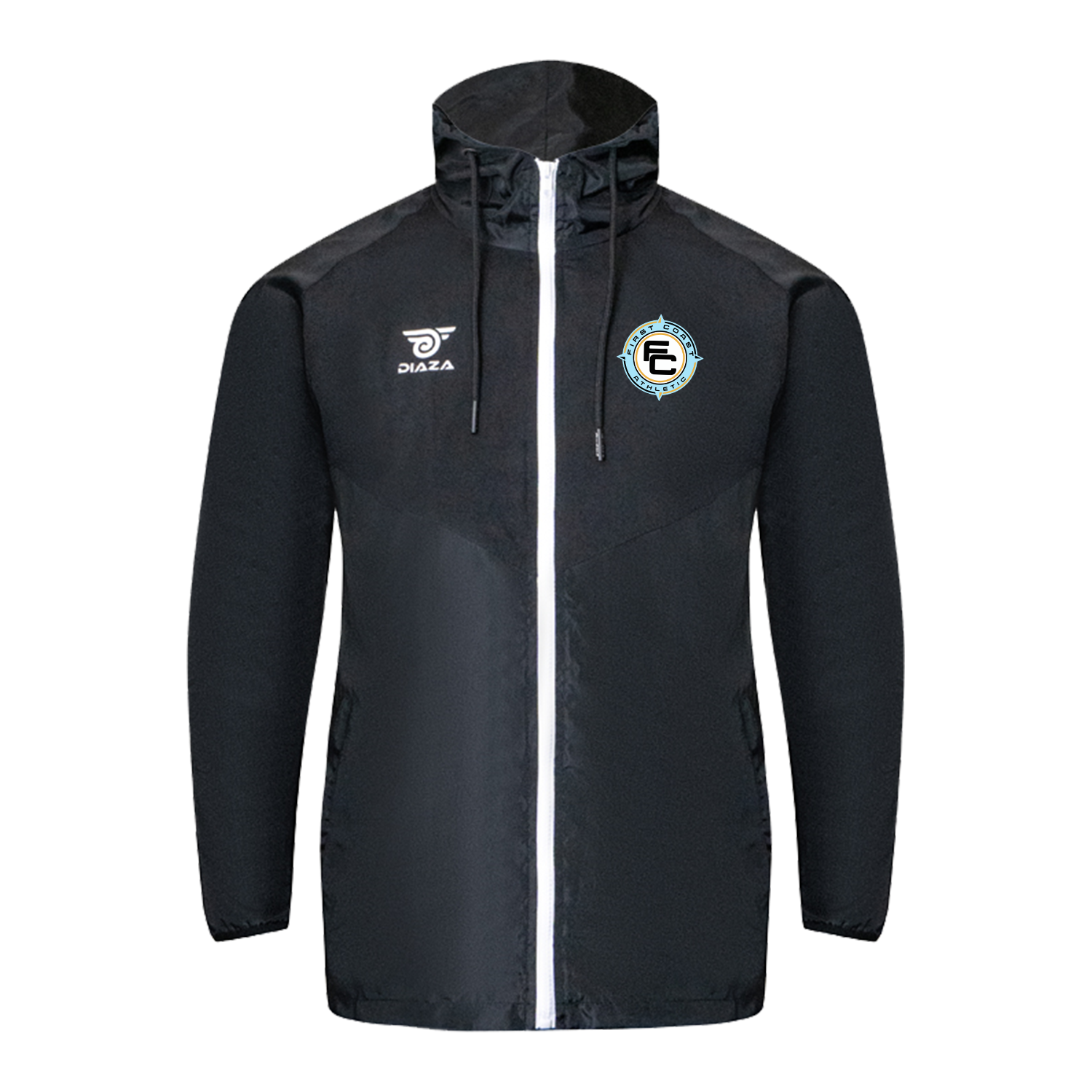 First Coast Athletic Noche WindRunner Jacket - Lightweight Running & Training Windbreaker for Men & Women - Perfect for Jogging, Hiking & Outdoor Sports