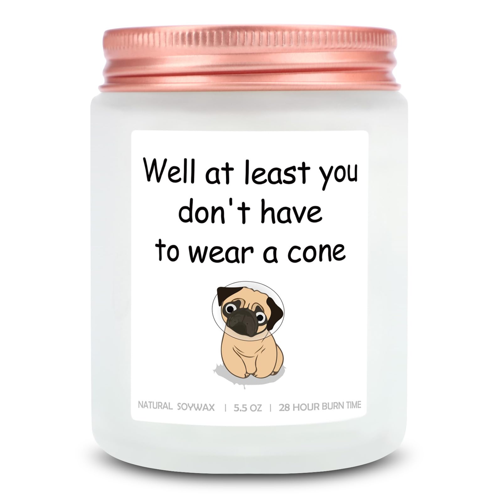 Funny Get Well Soon Gifts for Women & Men - Lavender Scented Candle (5.5 oz) | Humorous Recovery Gift for Friends | Relaxing Aromatherapy for Hospital, Home or Office