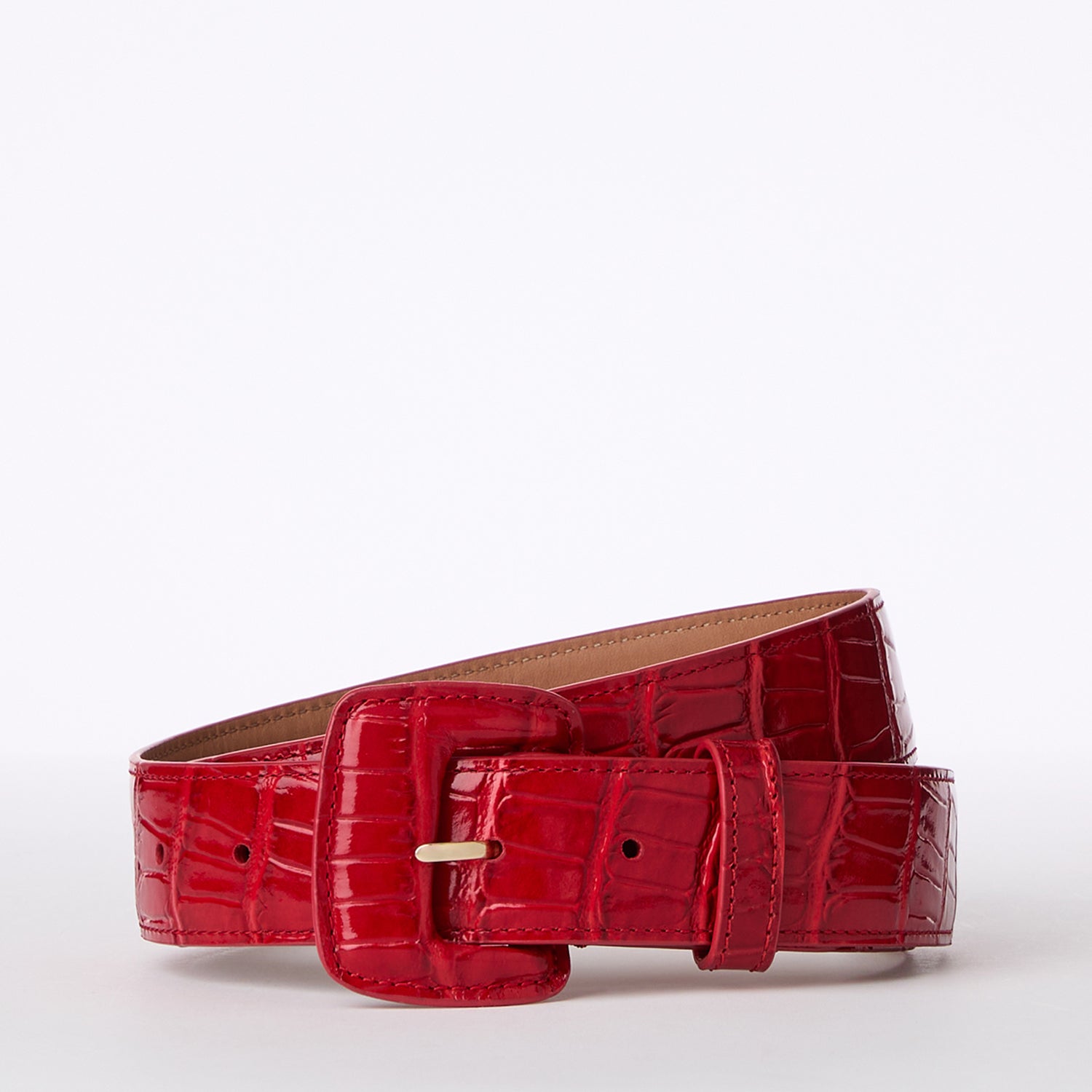 Stylish Wide Covered Leather Buckle Belt for Men & Women | Adjustable Waistband | Fashion Accessory for Jeans, Dresses & Office Wear