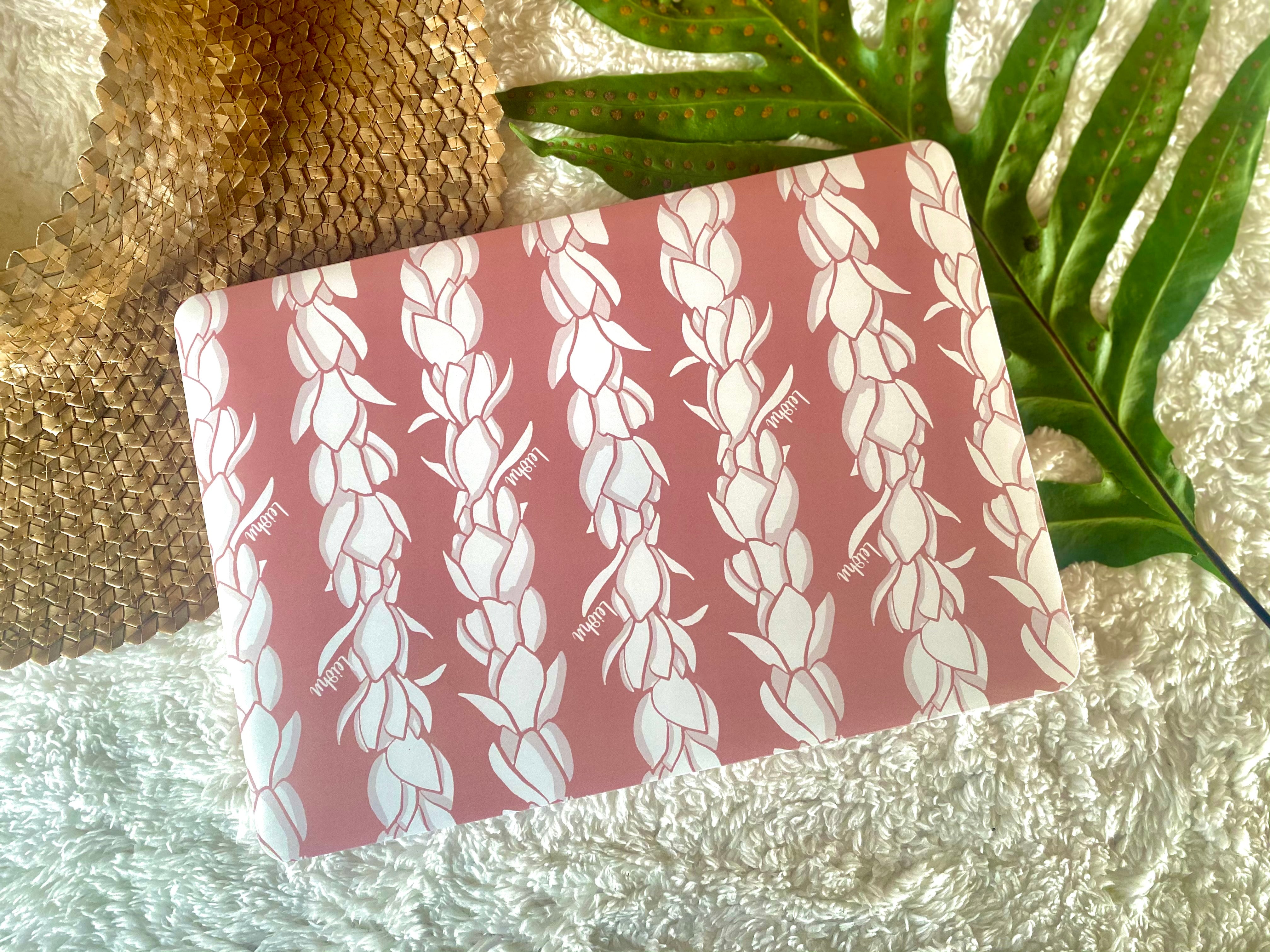 Pikake Lei MacBook Hardshell Case - Durable Protective Cover for MacBook Air/Pro - Perfect for Travel, Work & School