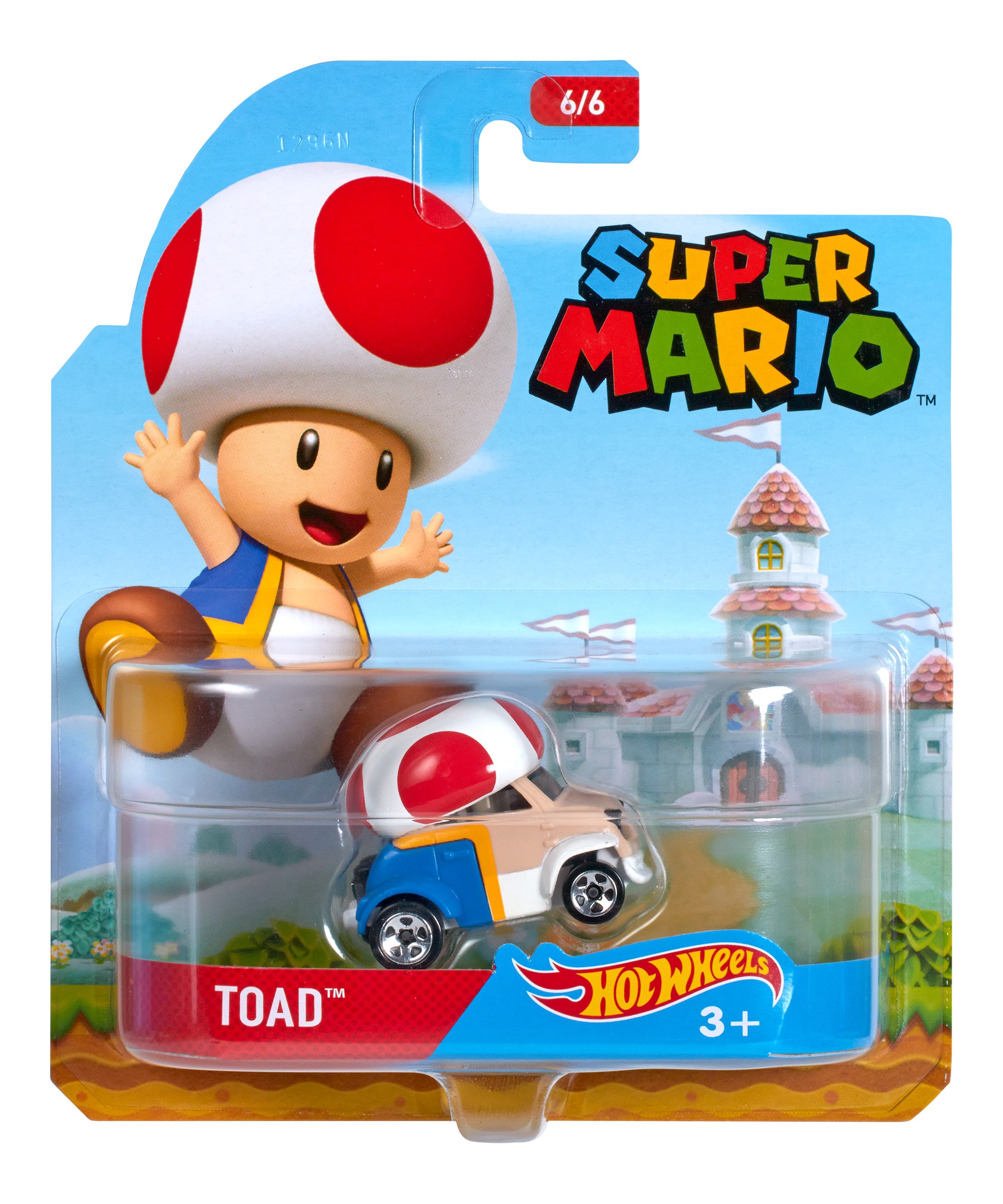 Hot Wheels Mario Bros. Toad Car Vehicle - Official Licensed Collectible Toy for Kids & Adults - Perfect for Play, Display & Gifts - Nintendo Character Racing Fun