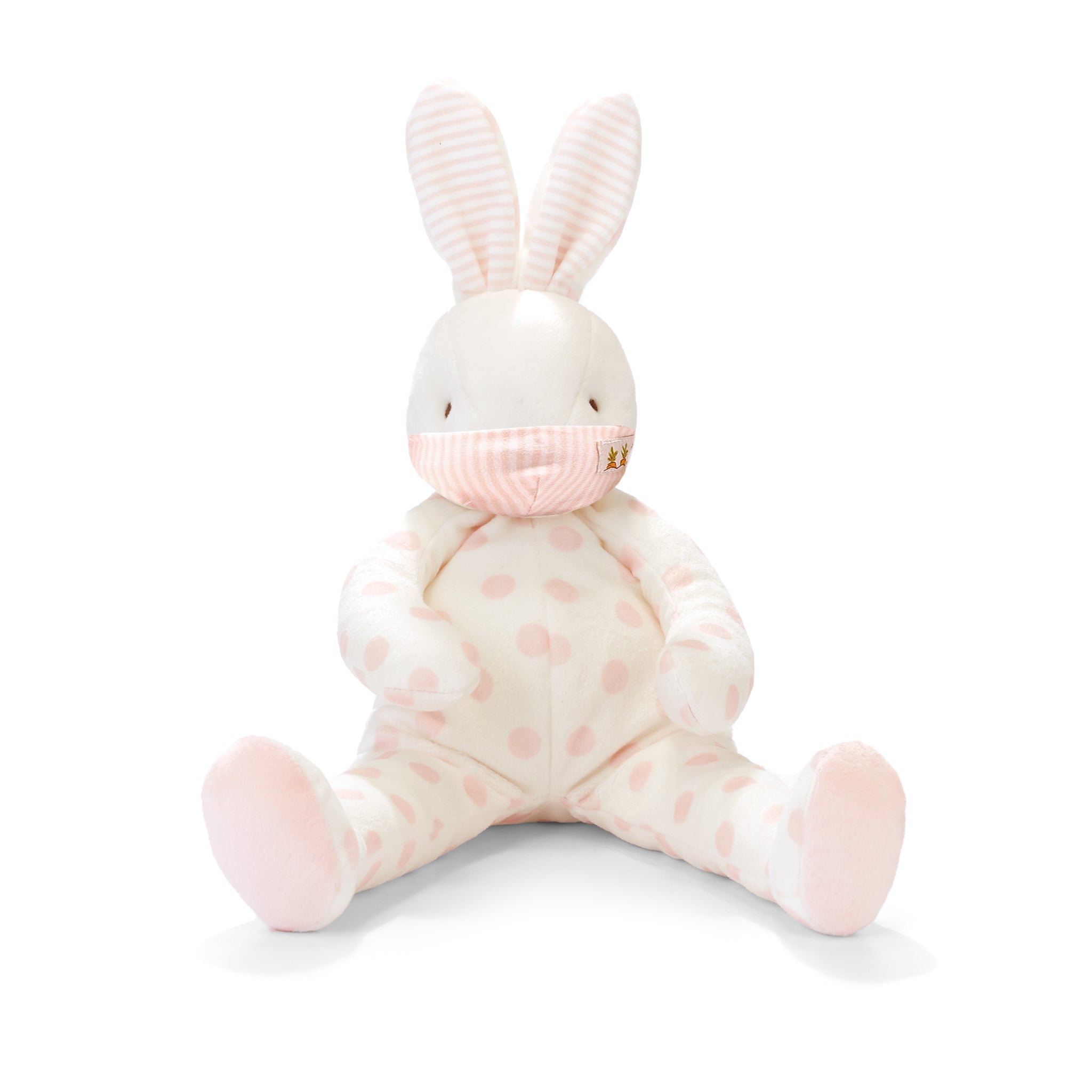 Big Blossom Buddy Plush Toy with Face Mask - Cute Floral Stuffed Animal for Kids' Room Decor, Birthday Gifts & Comfort Companion