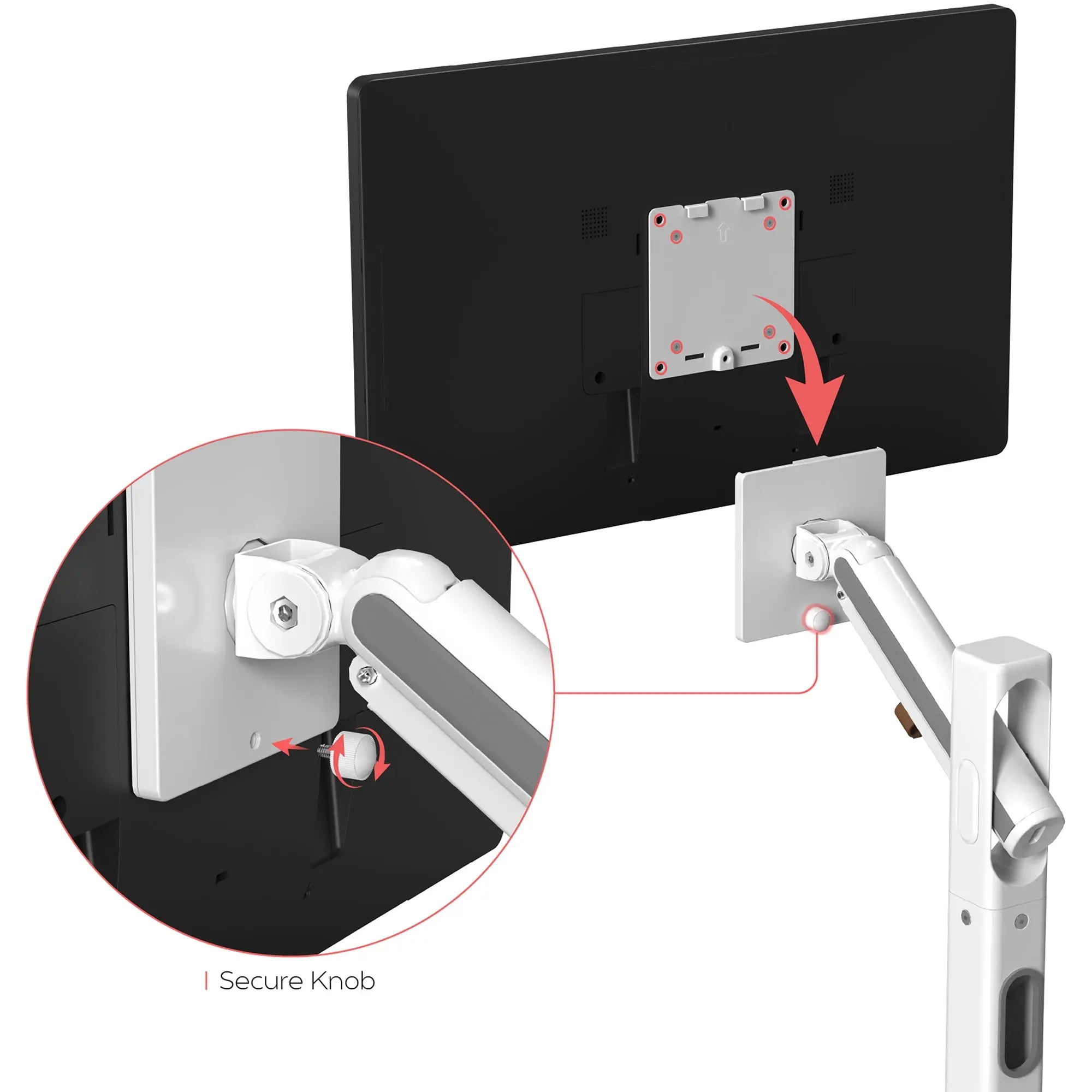 Adjustable Mobile Rolling Spring Floor Stand for Displays up to 22 lbs - Perfect for Trade Shows, Retail Stores, and Exhibitions