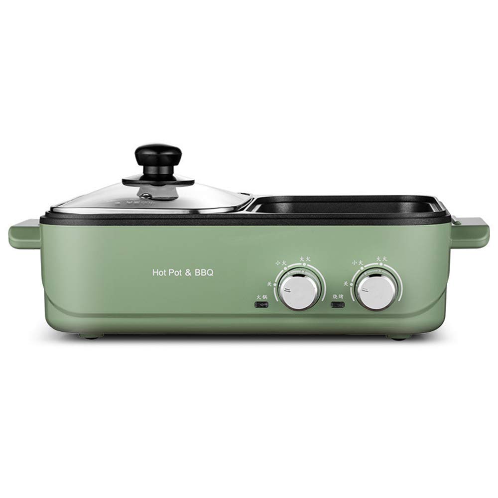 1200W Portable Electric Cooker - Non-Stick Electric Skillet for Home & Outdoor Use - Compact Travel BBQ Grill for 3-4 People - Perfect for Camping, Dorm Rooms & Small Kitchen Cooking